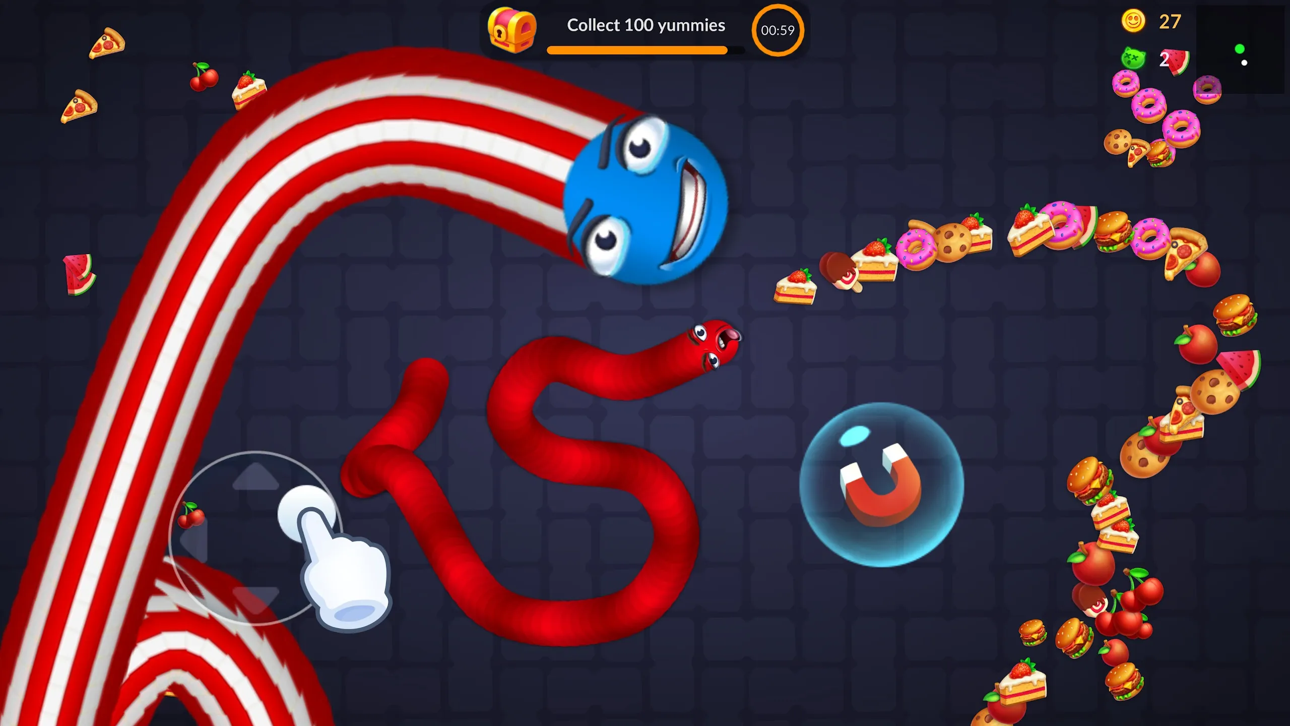 Snake Worms .io: Fun Game Zone [мод: без рекламы] Screenshot 3