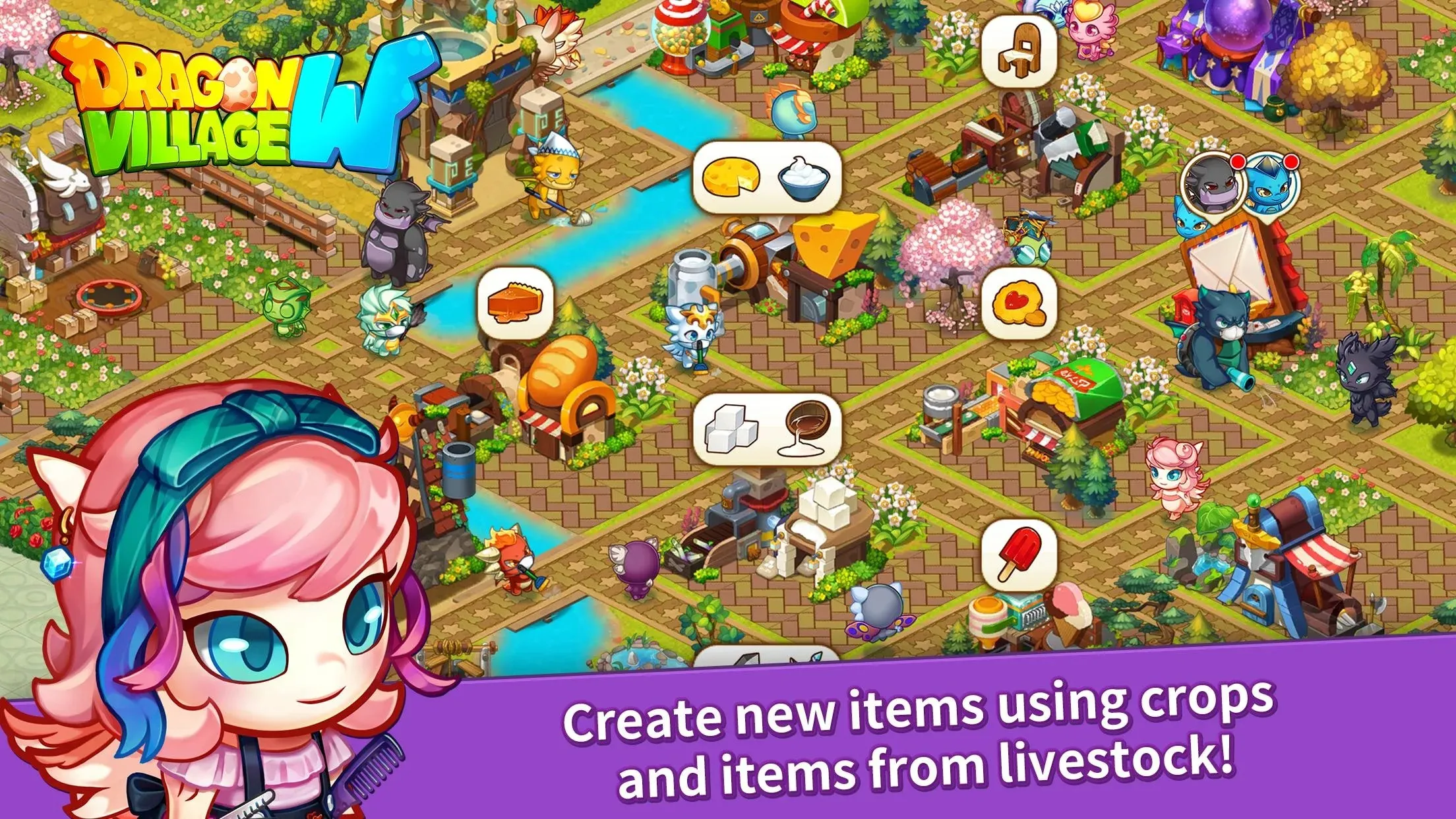 Dragon Village W [мод: много денег] Screenshot 5