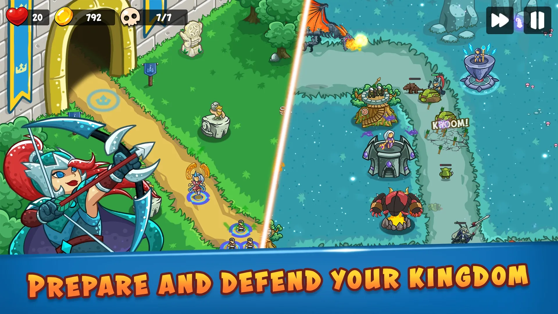 Epic Empire: Tower Defense [мод: много денег] Screenshot 1