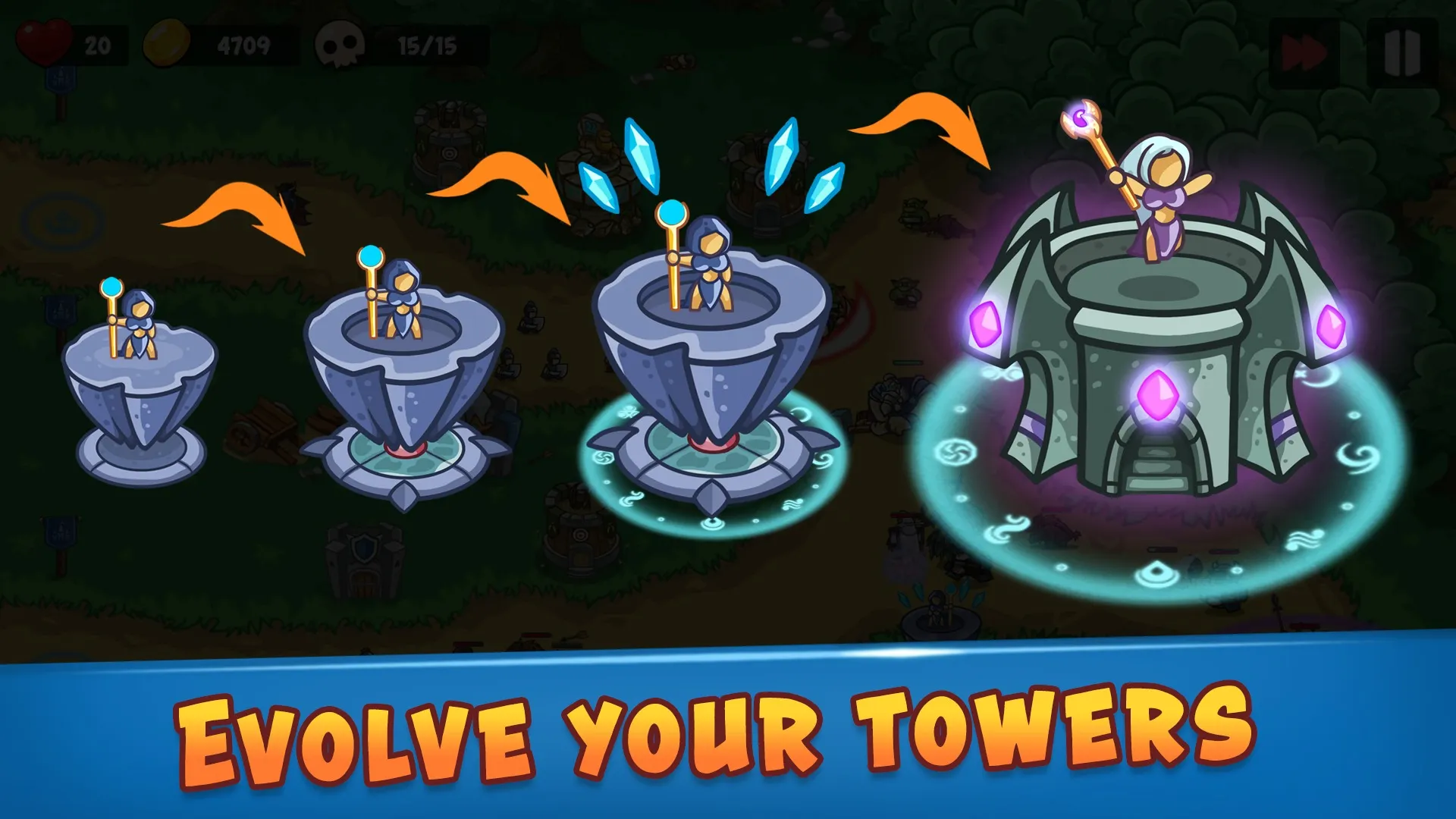 Epic Empire: Tower Defense [мод: много денег] Screenshot 2