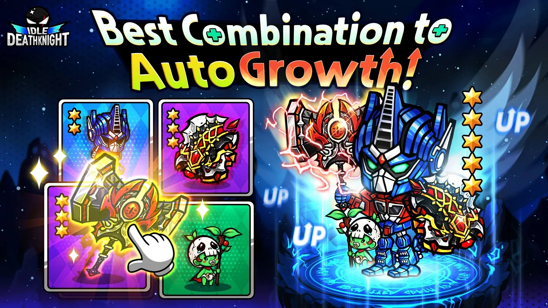 IDLE Death Knight v1.2.13099 APK Мод (Меню, Множитель урона и атаки) Screenshot 4