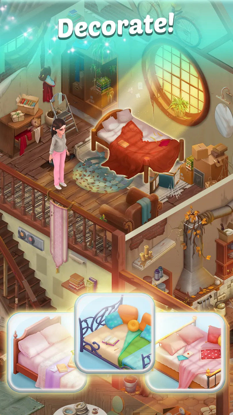 Family Town: Интерьер и мода v23.20 APK Мод (Меню, Много денег) Screenshot 5