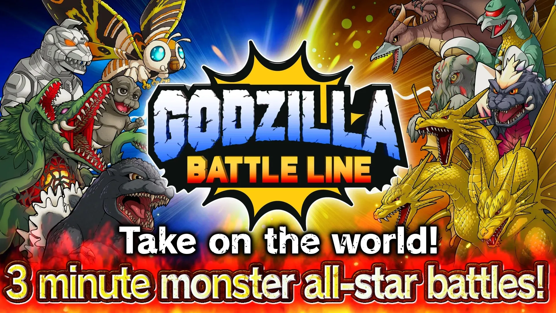 GODZILLA BATTLE LINE [мод: бесплатные покупки] Screenshot 1