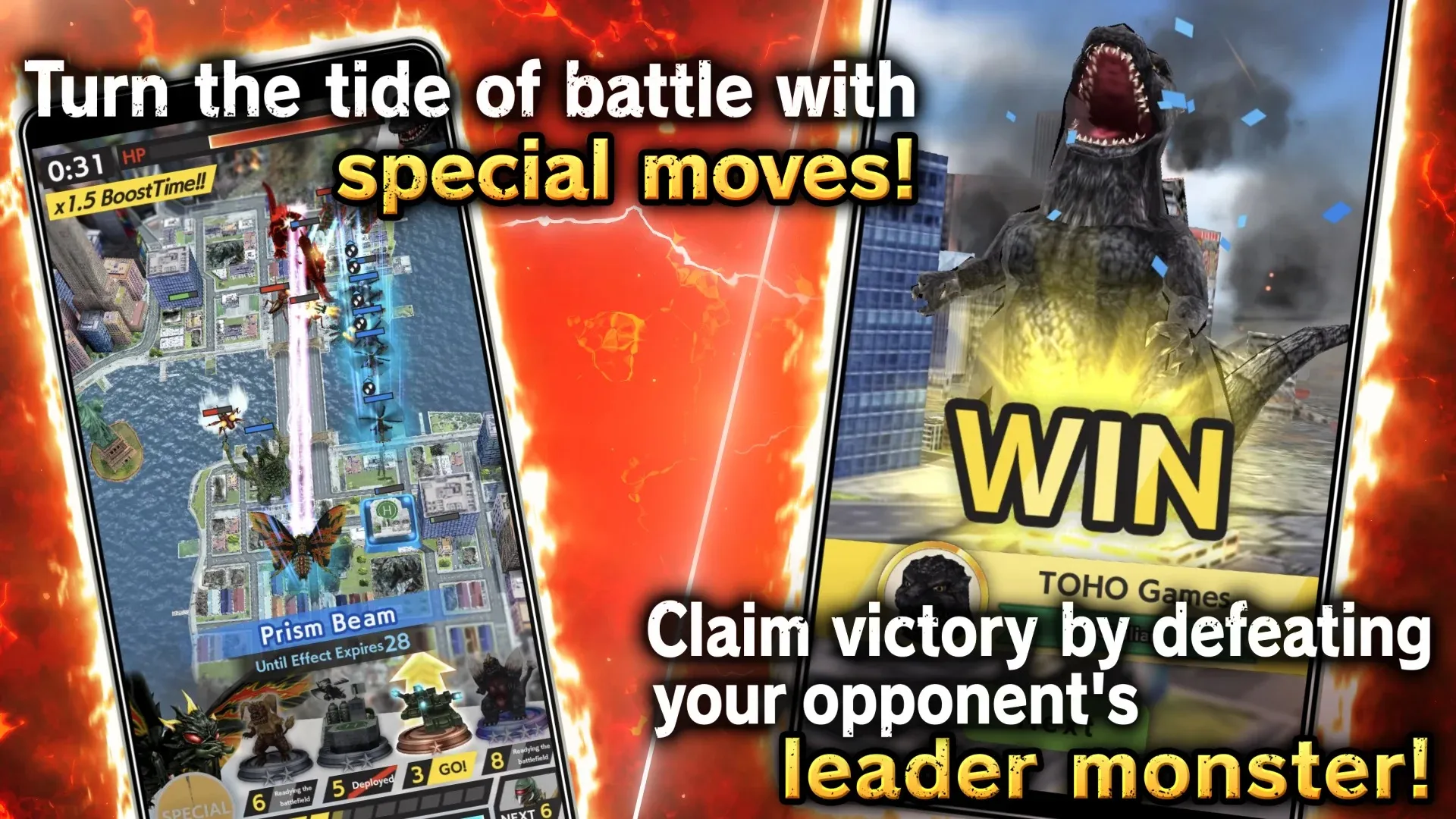 GODZILLA BATTLE LINE [мод: бесплатные покупки] Screenshot 4