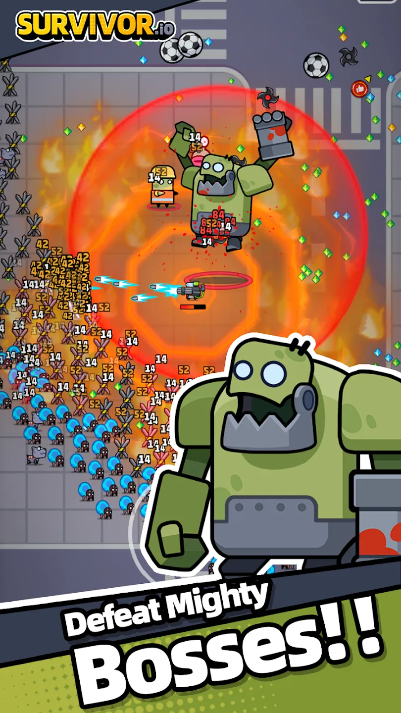 Survivor.io v4.8.0 APK Мод (Меню, Много патронов и навыков) Screenshot 3 Survivor.io v4.8.0 APK Мод (Меню, Много патронов и навыков) Screenshot 3