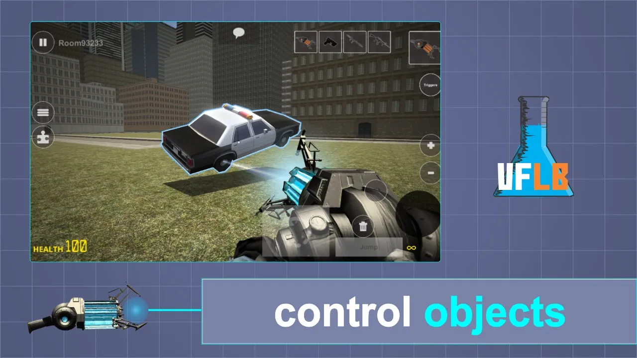 Vmod [мод: режим бога] Screenshot 1