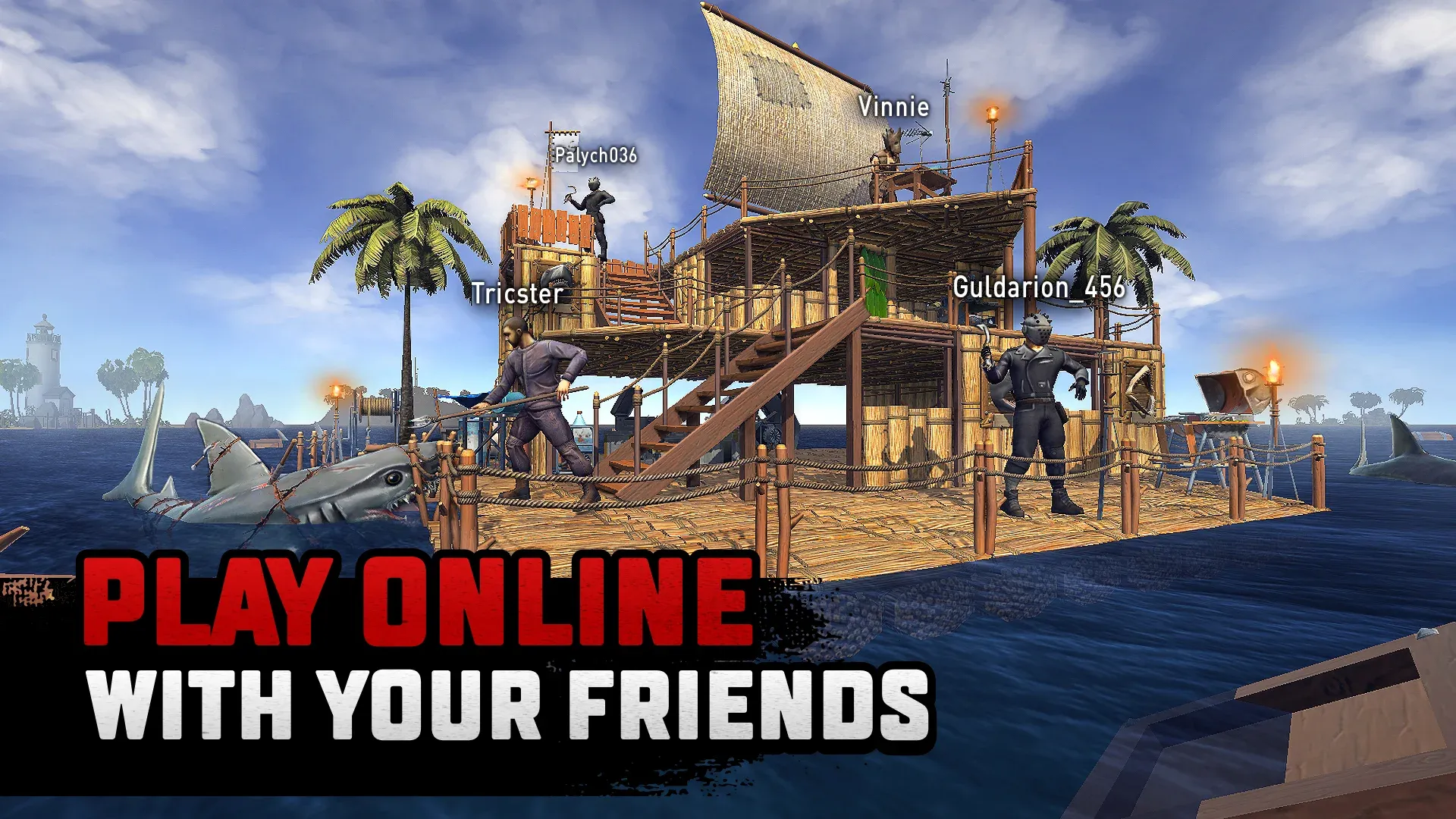 Raft® Survival: Мультиплеер v10.9.1 APK Мод (Бесплатные награды) Screenshot 1 Raft® Survival: Мультиплеер v10.9.1 APK Мод (Бесплатные награды) Screenshot 1