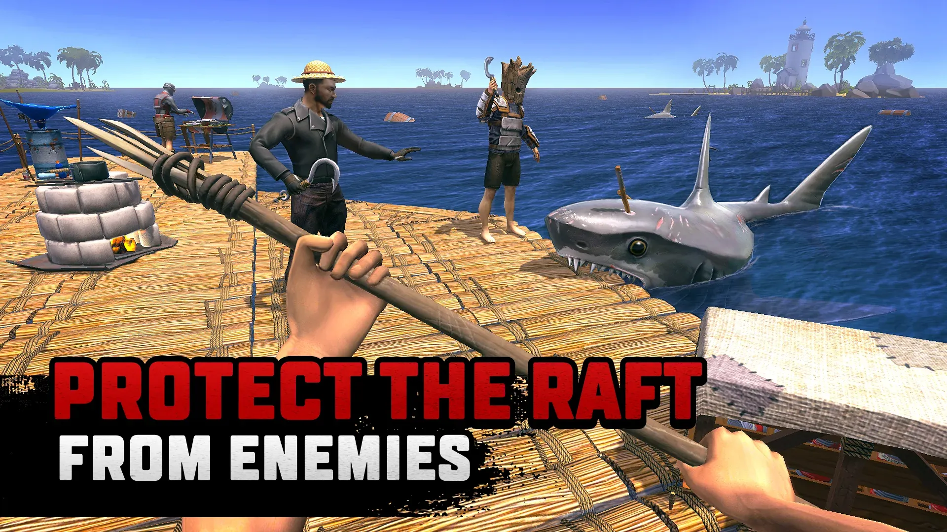 Raft® Survival: Мультиплеер v10.9.1 APK Мод (Бесплатные награды) Screenshot 3 Raft® Survival: Мультиплеер v10.9.1 APK Мод (Бесплатные награды) Screenshot 3