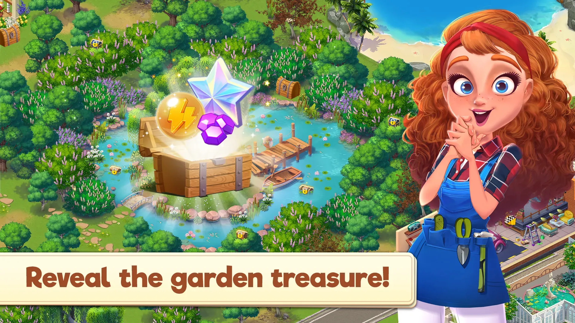 Merge Manor : Sunny House v1.3.57 APK Мод (Меню, Много денег) Screenshot 3 Merge Manor : Sunny House v1.3.57 APK Мод (Меню, Много денег) Screenshot 3
