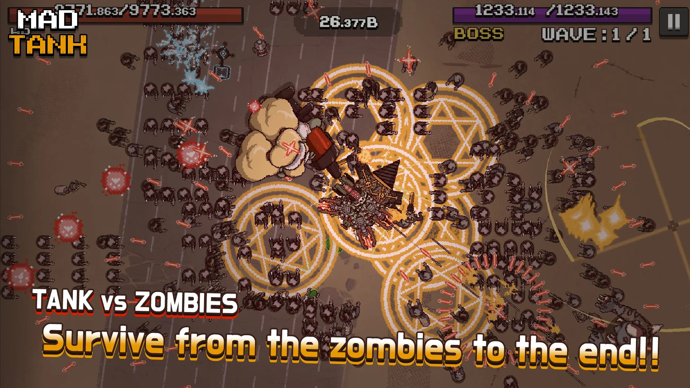 Mad Tank [мод: много денег] Screenshot 1