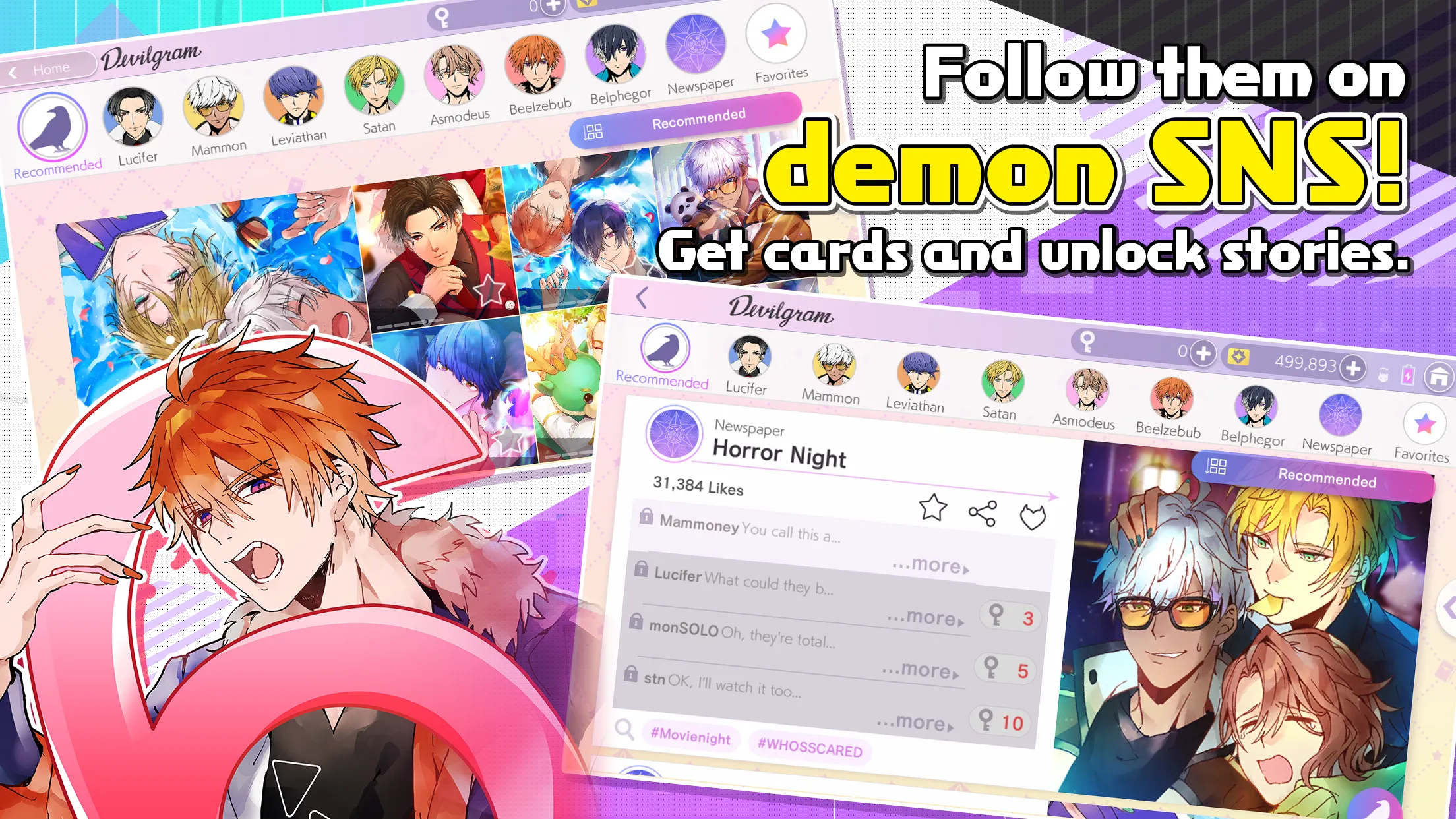 Obey Me! Anime Otome Sim v9.0.11 APK Мод (Меню, Заморозить навыки врага, Высокий урон) Screenshot 3