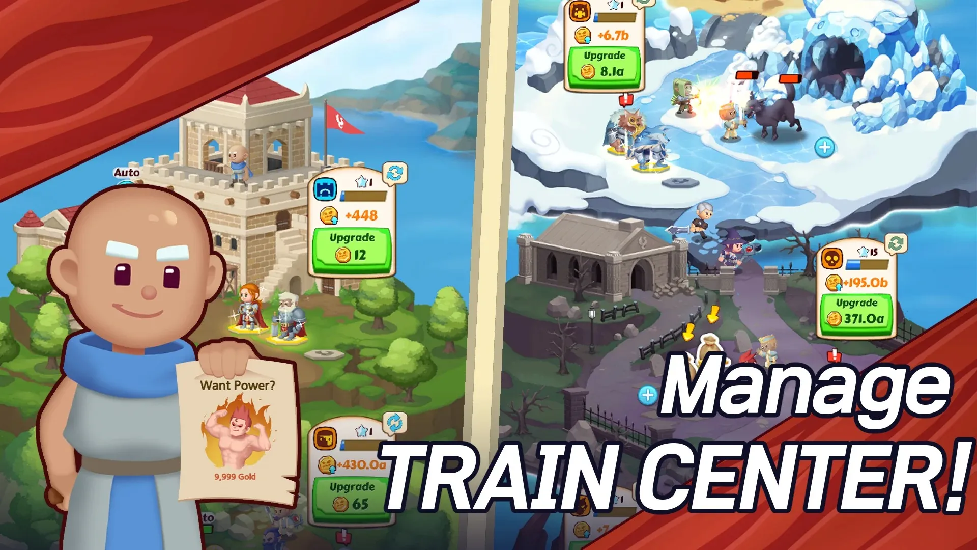 Idle Heroes Tycoon [мод: много денег] Screenshot 3