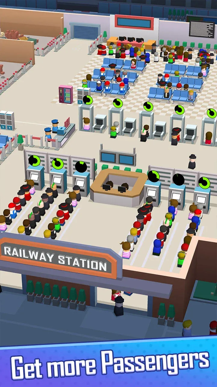 Idle Raiway Tycoon v1.59 APK Мод (Много денег) Screenshot 4