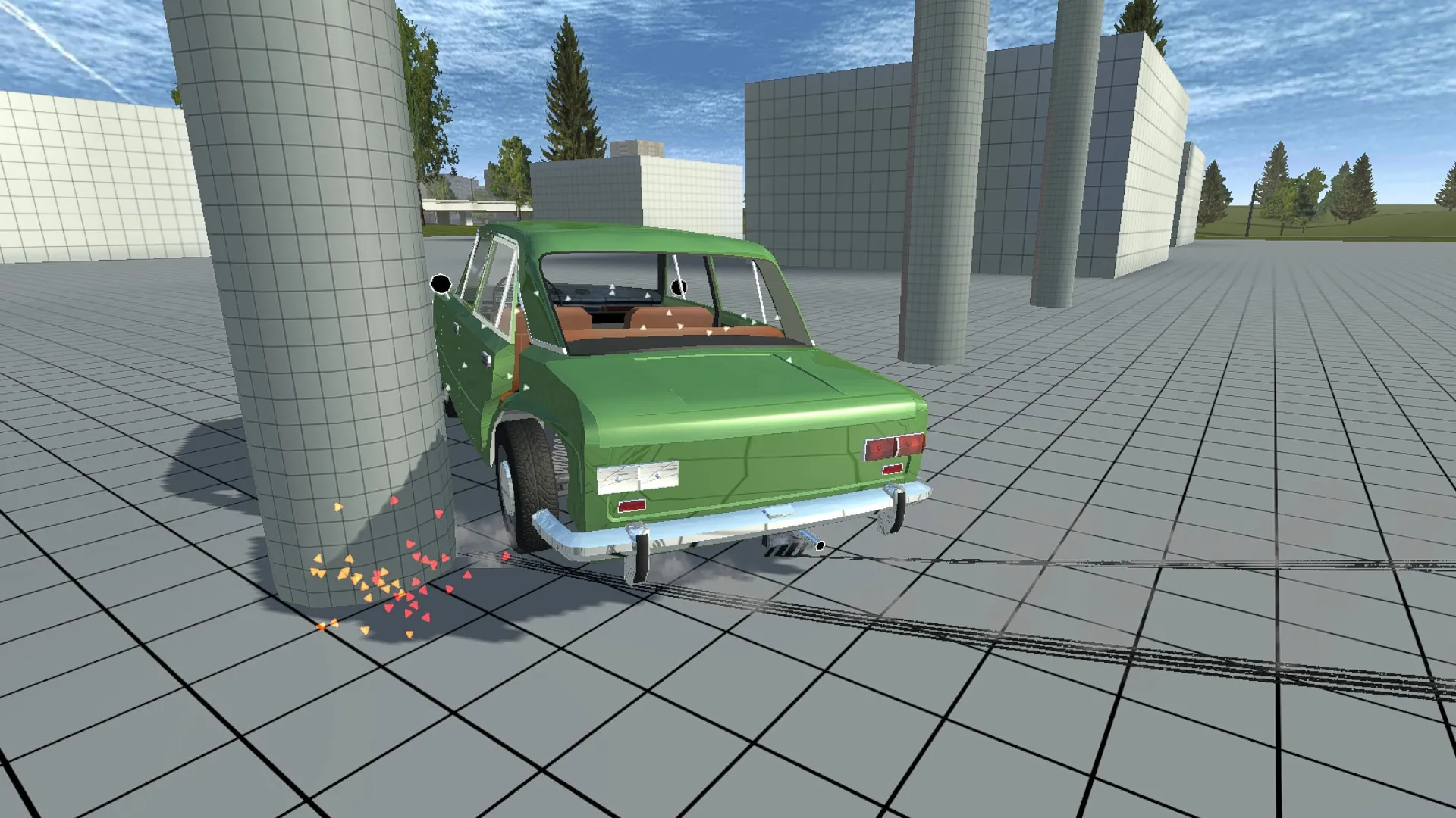 Simple Car Crash Physics Sim Screenshot 1 Simple Car Crash Physics Sim Screenshot 1