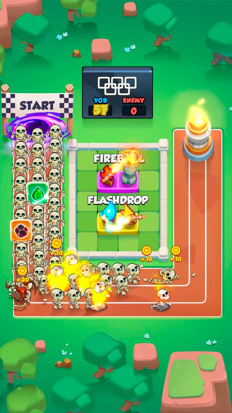 Rush Royale: Tower Defense TD v35.2.129046 APK Мод (Бесплатные награды) Screenshot 2