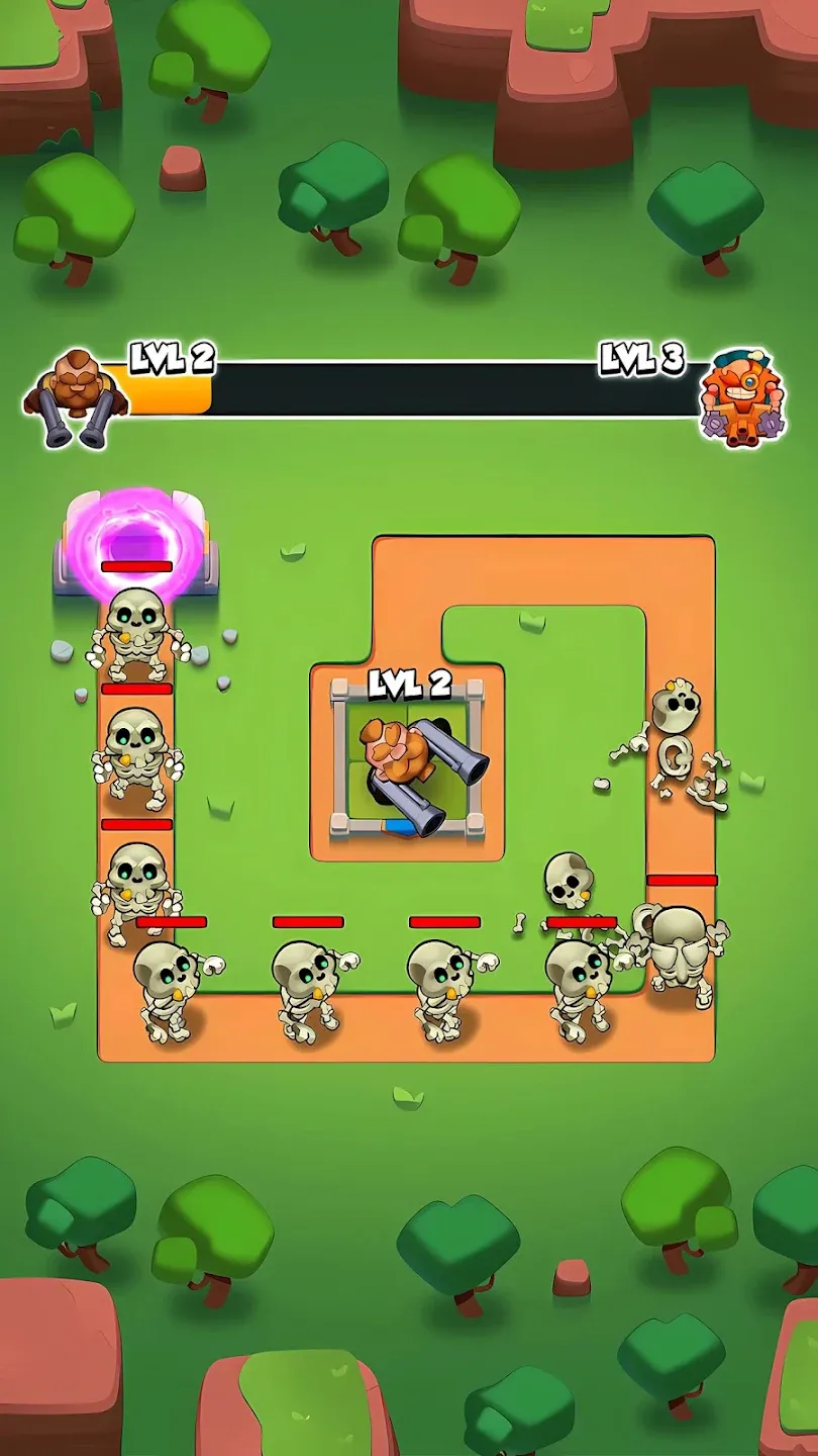 Rush Royale: Tower Defense TD v35.2.129046 APK Мод (Бесплатные награды) Screenshot 4