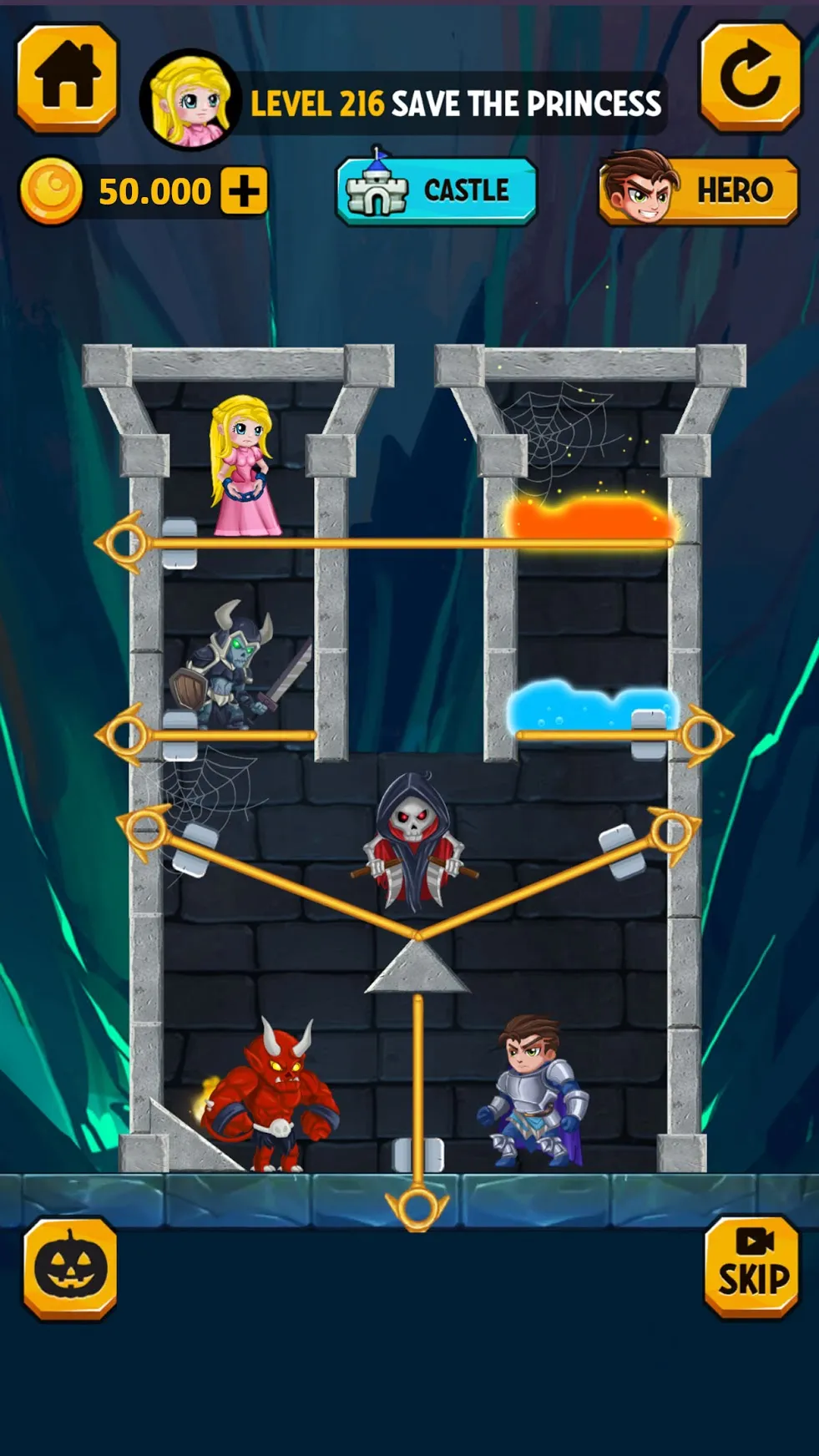 Rescue Hero: Pull The Pin [мод: много денег] Screenshot 4