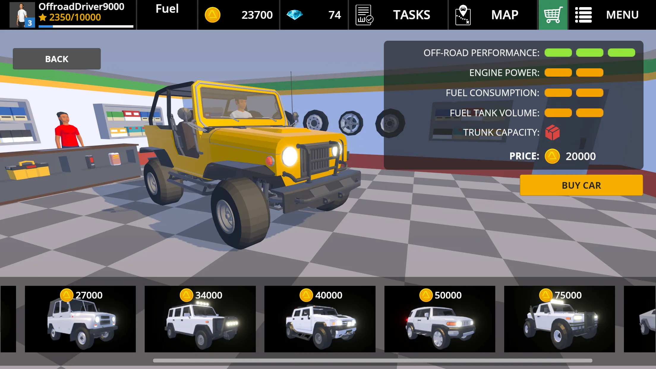 Driving Zone: Offroad v0.25.21 APK Мод (Много денег) Screenshot 5