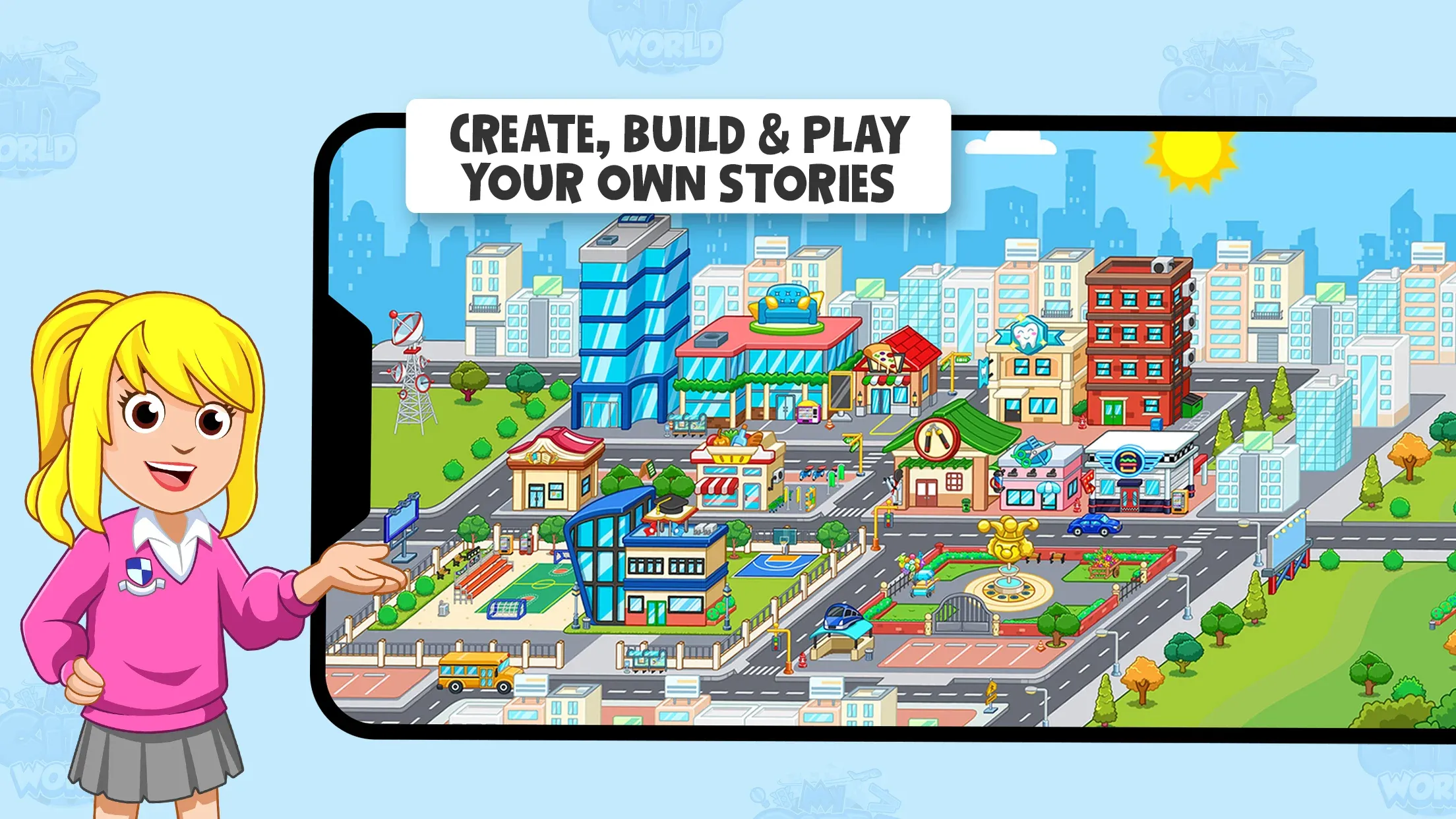My Town Мир - Mегагород v1.76.0 APK Мод (Всё открыто) Screenshot 2