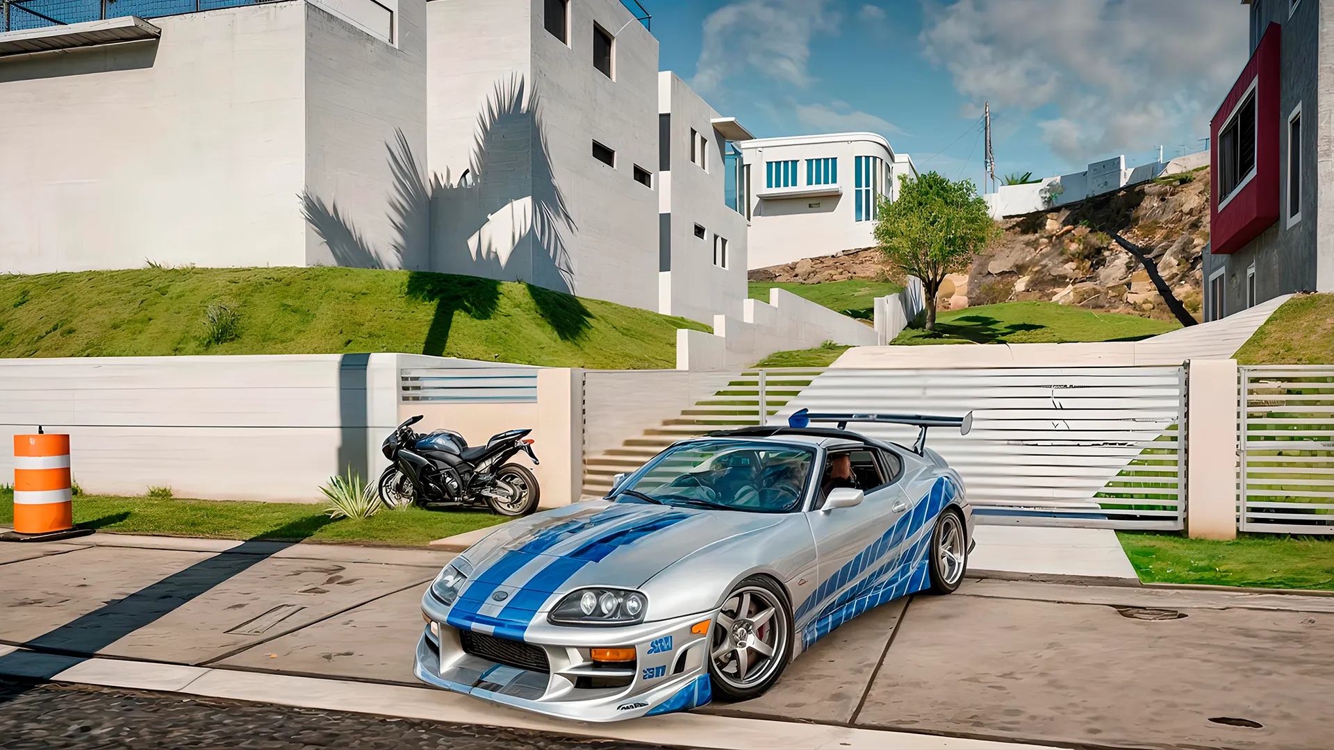 Drive Zone Online: Дрифт Тачки v1.10.0 APK Мод (Мега Меню, Скорость, Дрифт, Без рекламы) Screenshot 1
