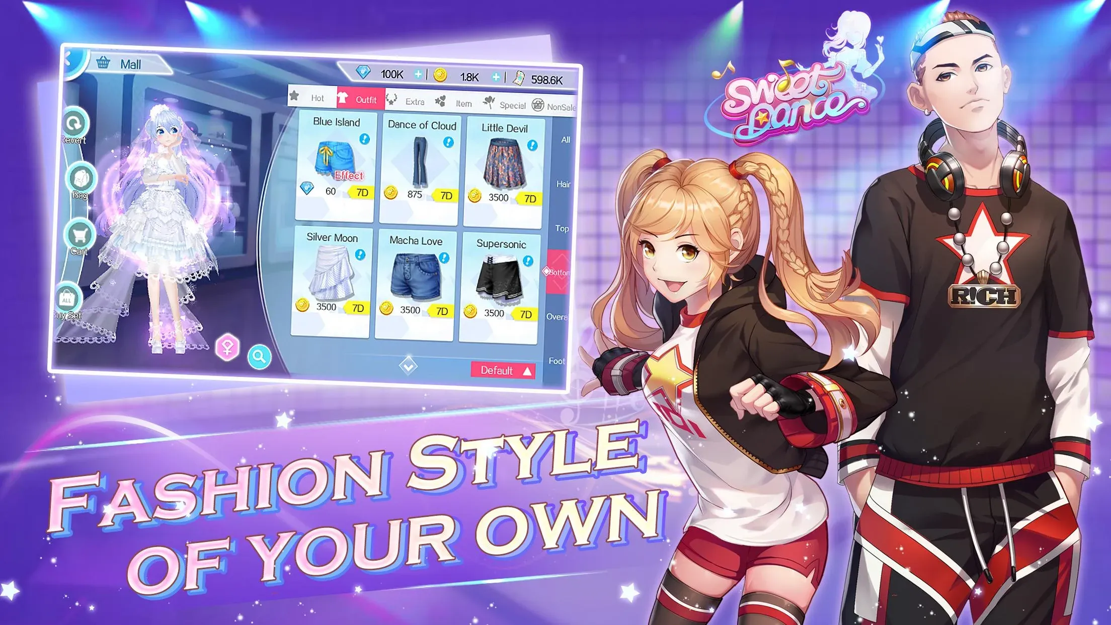 Sweet Dance v21.1 APK Мод (Меню) Screenshot 1