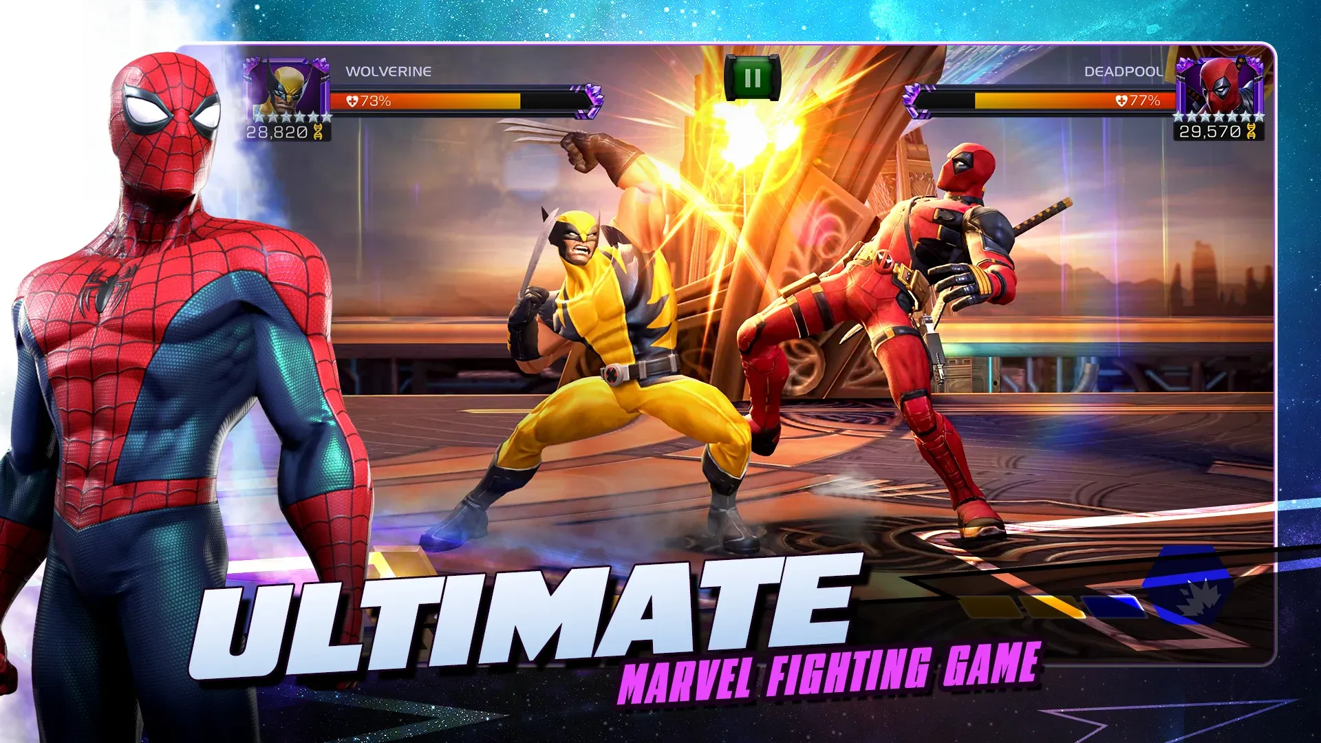 MARVEL: Битва чемпионов v56.1.0 APK Мод (Меню, Режим бога, Тупые враги, Навыки) Screenshot 1