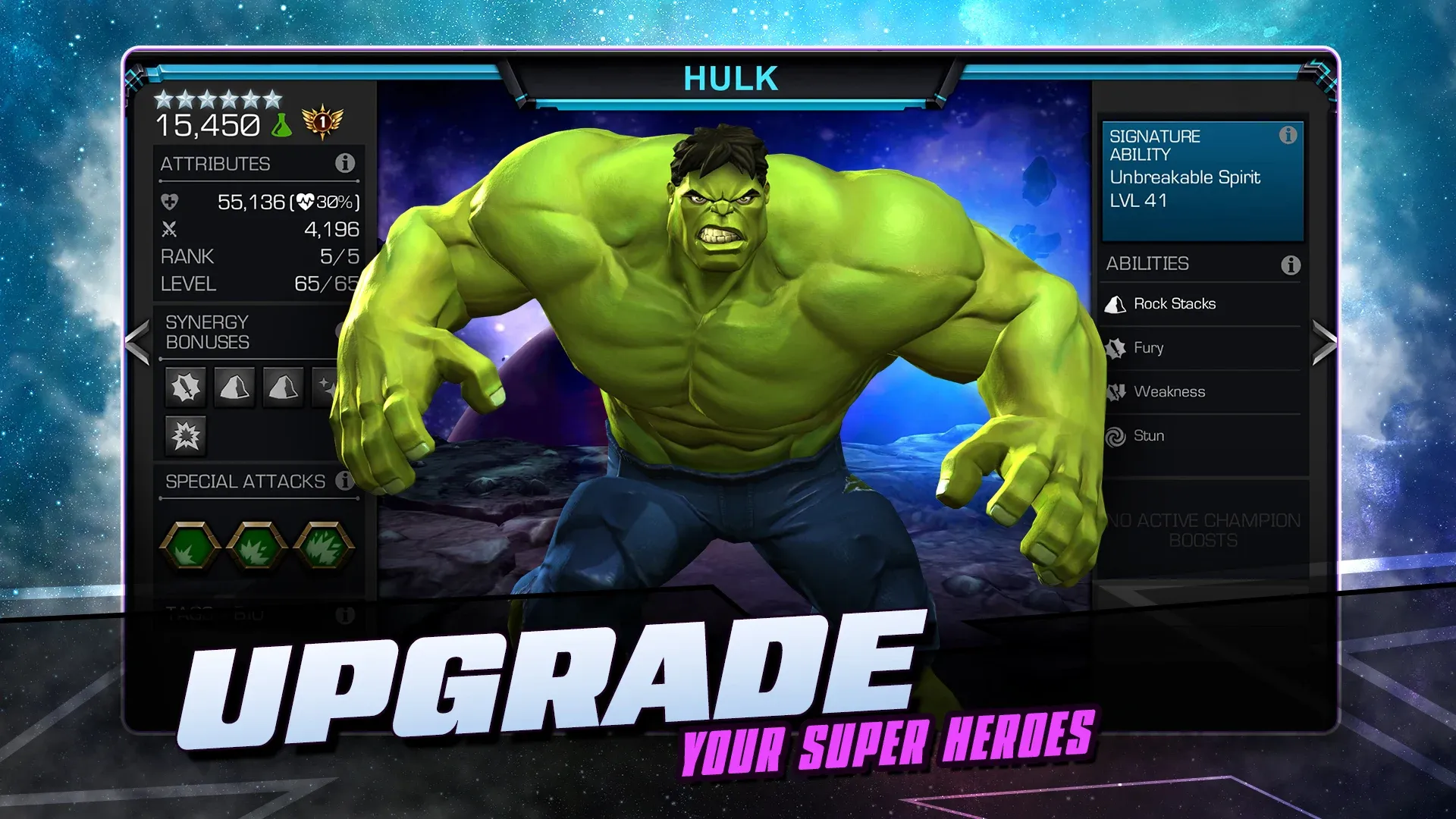MARVEL: Битва чемпионов v56.1.0 APK Мод (Меню, Режим бога, Тупые враги, Навыки) Screenshot 4