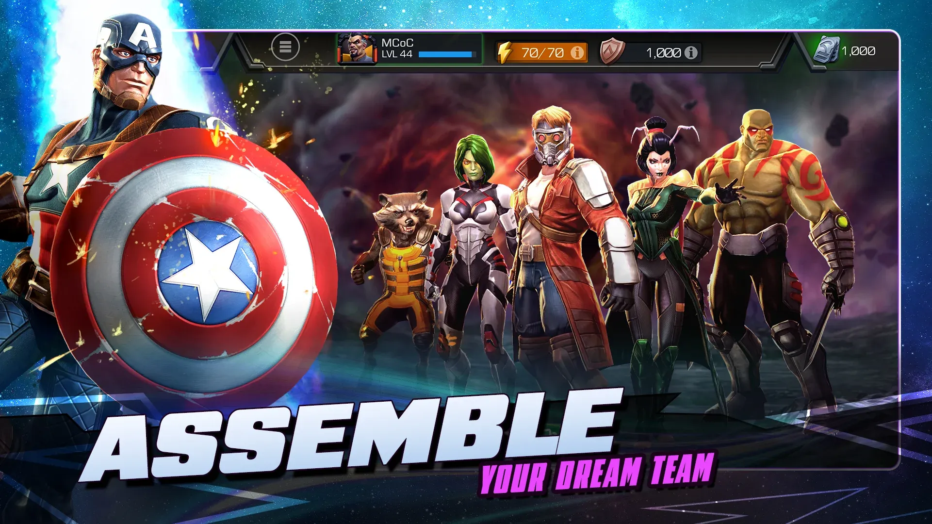 MARVEL: Битва чемпионов v56.1.0 APK Мод (Меню, Режим бога, Тупые враги, Навыки) Screenshot 5