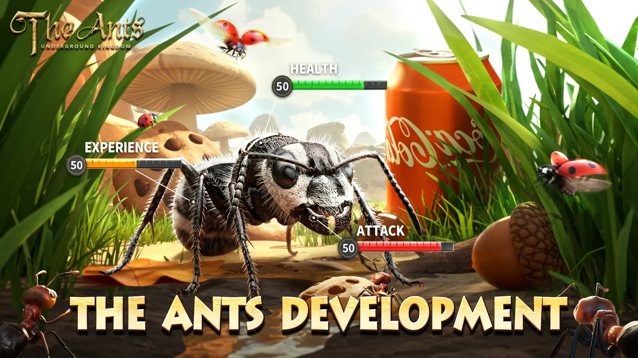 The Ants: Underground Kingdom v3.92.0 APK Мод (Меню, Скорость игры) Screenshot 1
