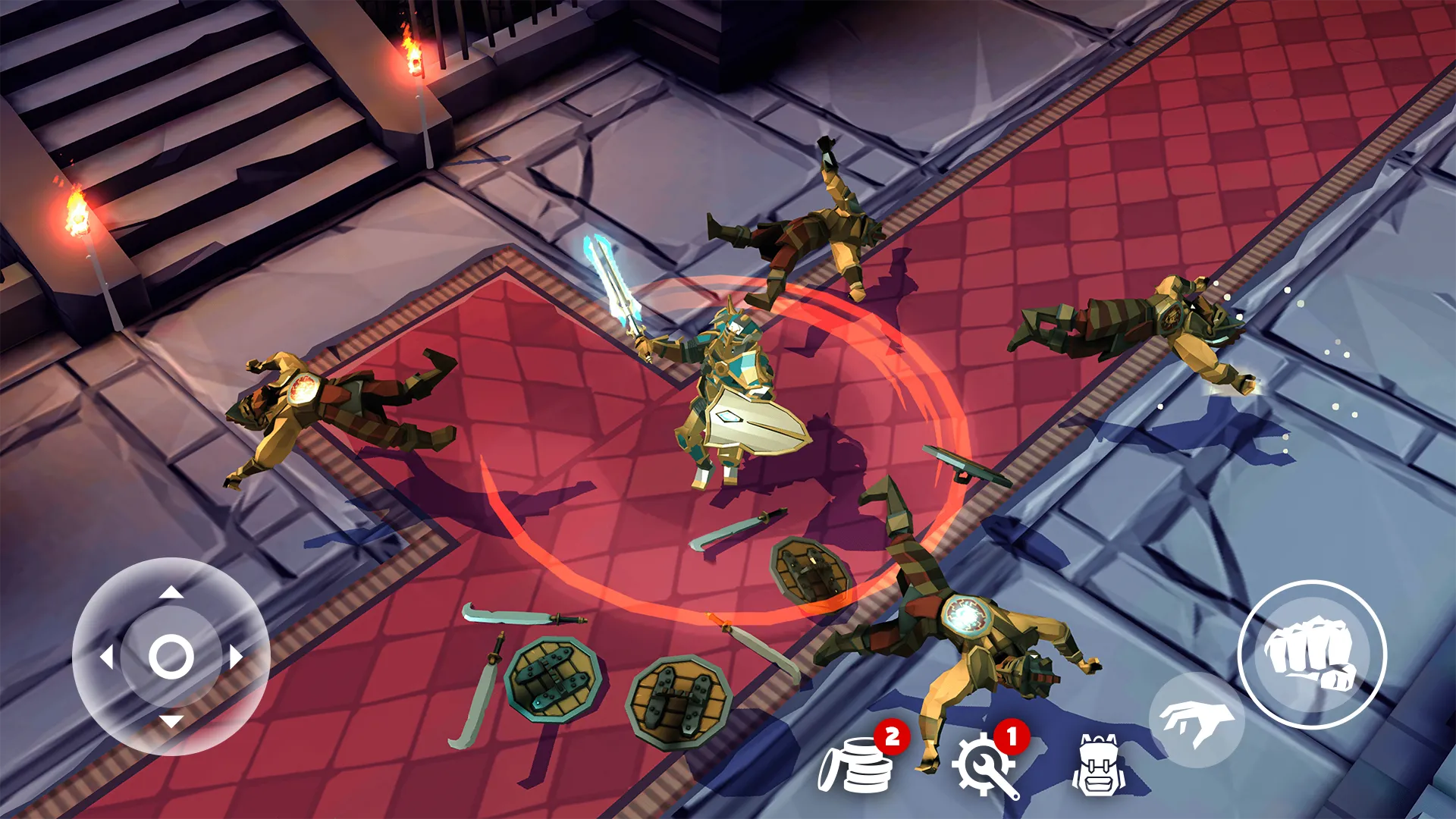 Polygon Fantasy v1.41.0 APK Мод (Меню, Множитель урона, Режим бога, Без кулдауна) Screenshot 2