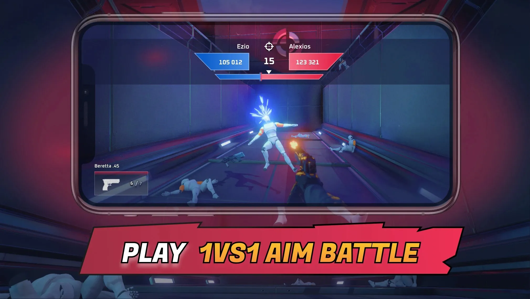 3D Aim Trainer - FPS Practice [мод: меню] Screenshot 3