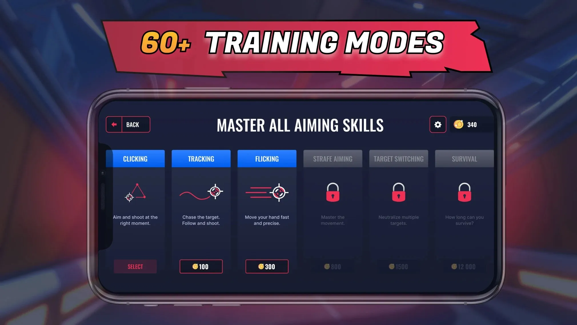3D Aim Trainer - FPS Practice [мод: меню] Screenshot 5