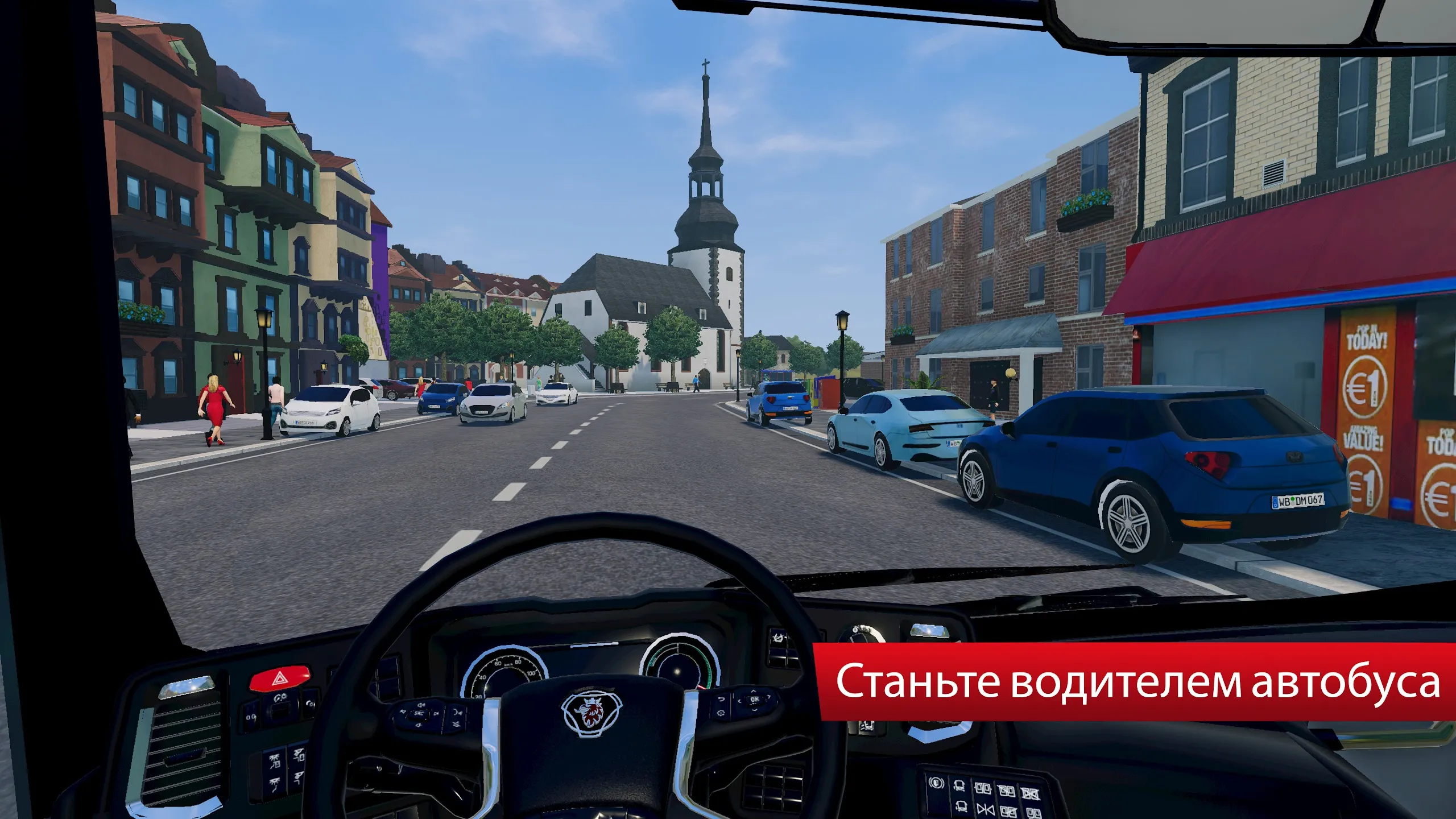 Bus Simulator City Ride Lite [мод: меню] Screenshot 2