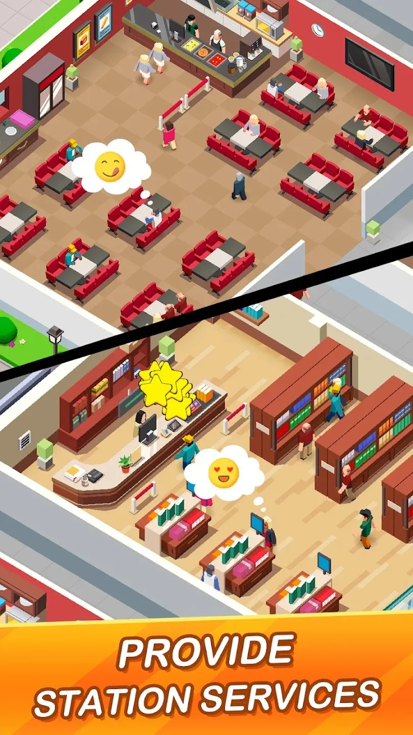 Idle Train Empire: магнат игры [мод: много денег] Screenshot 4