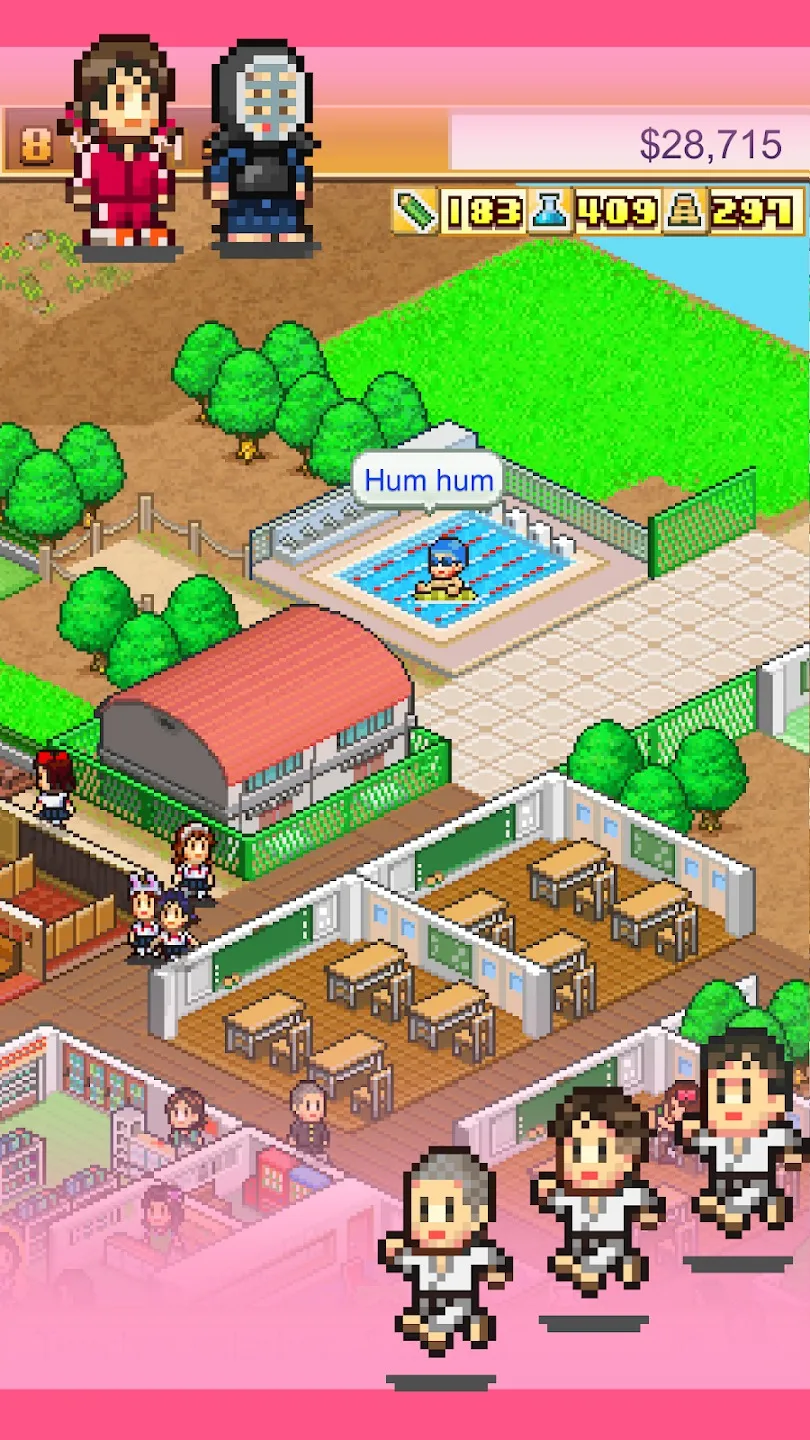 Pocket Academy ZERO [мод: много денег] Screenshot 4