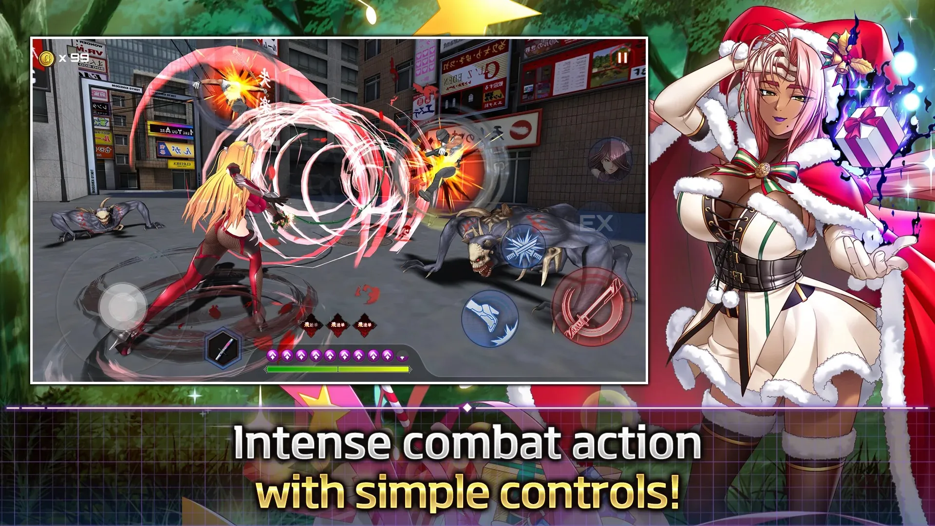 Action Taimanin [мод: меню] Screenshot 1
