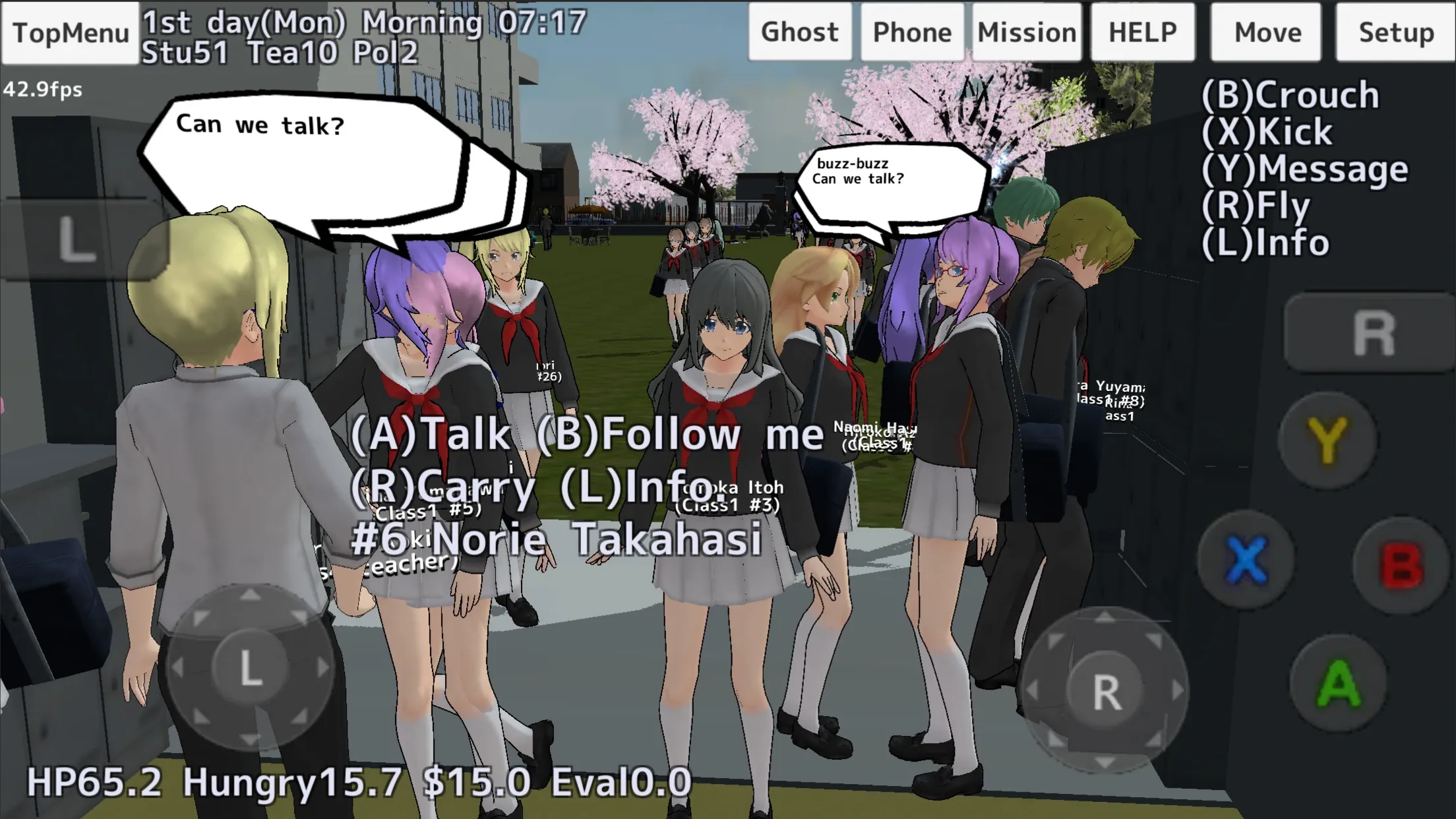 School Girls Simulator [мод: меню] Screenshot 1