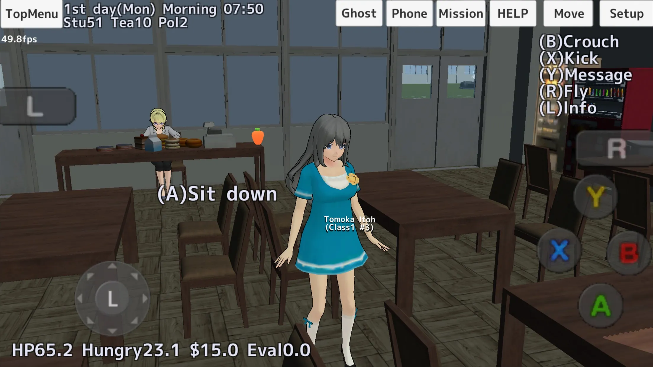 School Girls Simulator [мод: меню] Screenshot 5