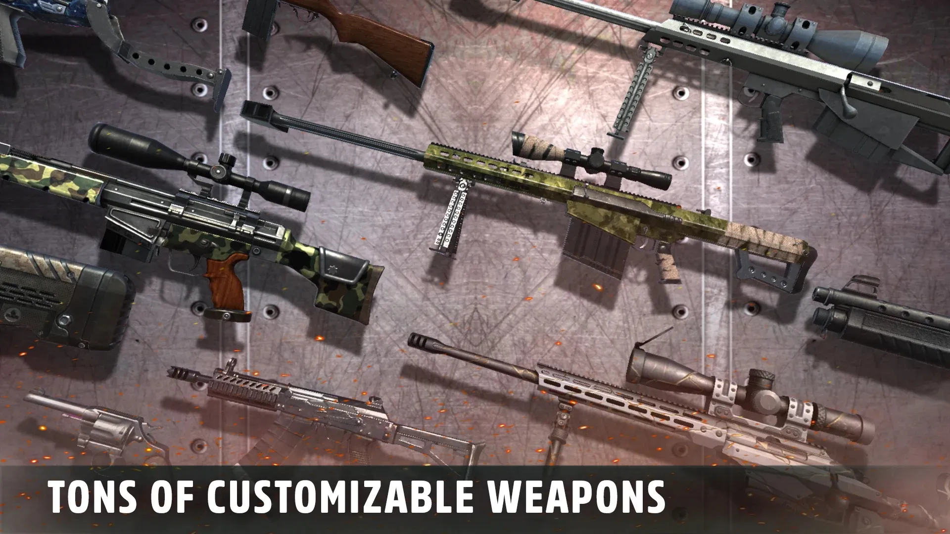 Sniper Zombie 3D Game [мод: много денег] Screenshot 1