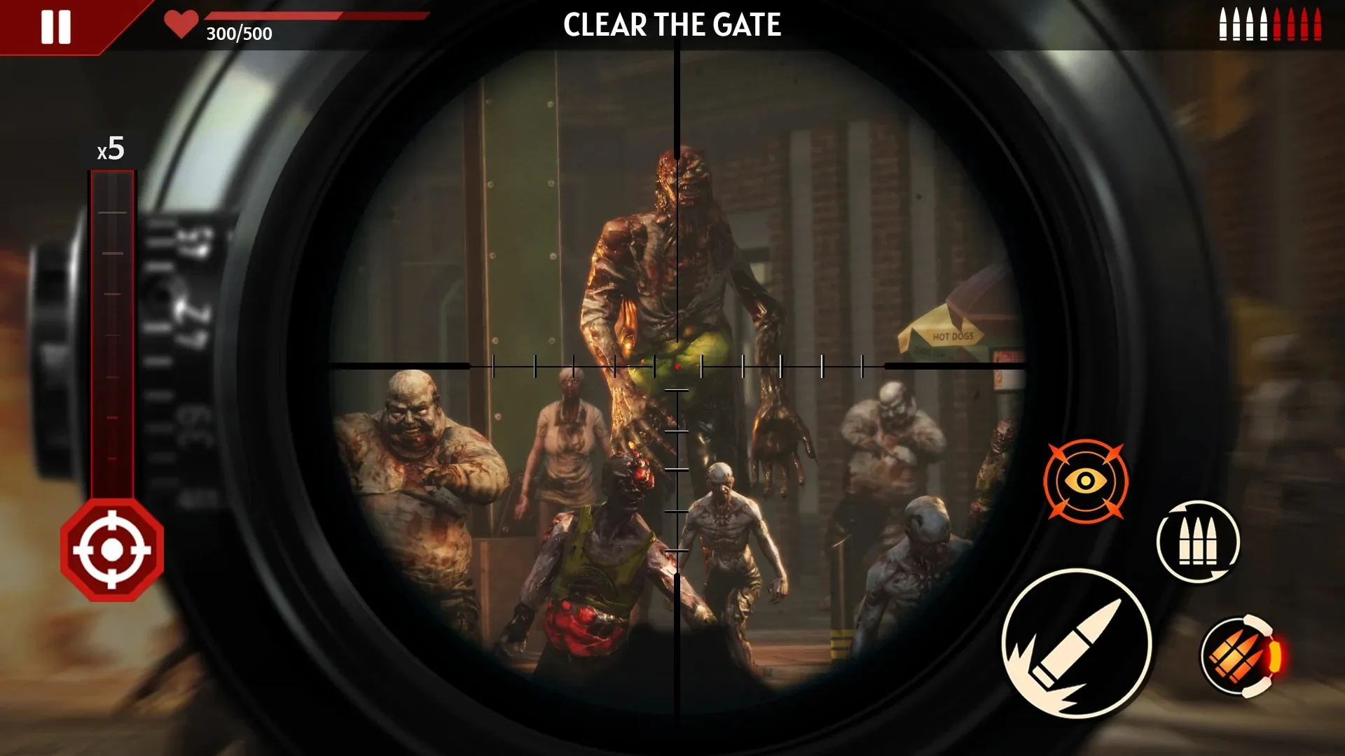 Sniper Zombie 3D Game [мод: много денег] Screenshot 2