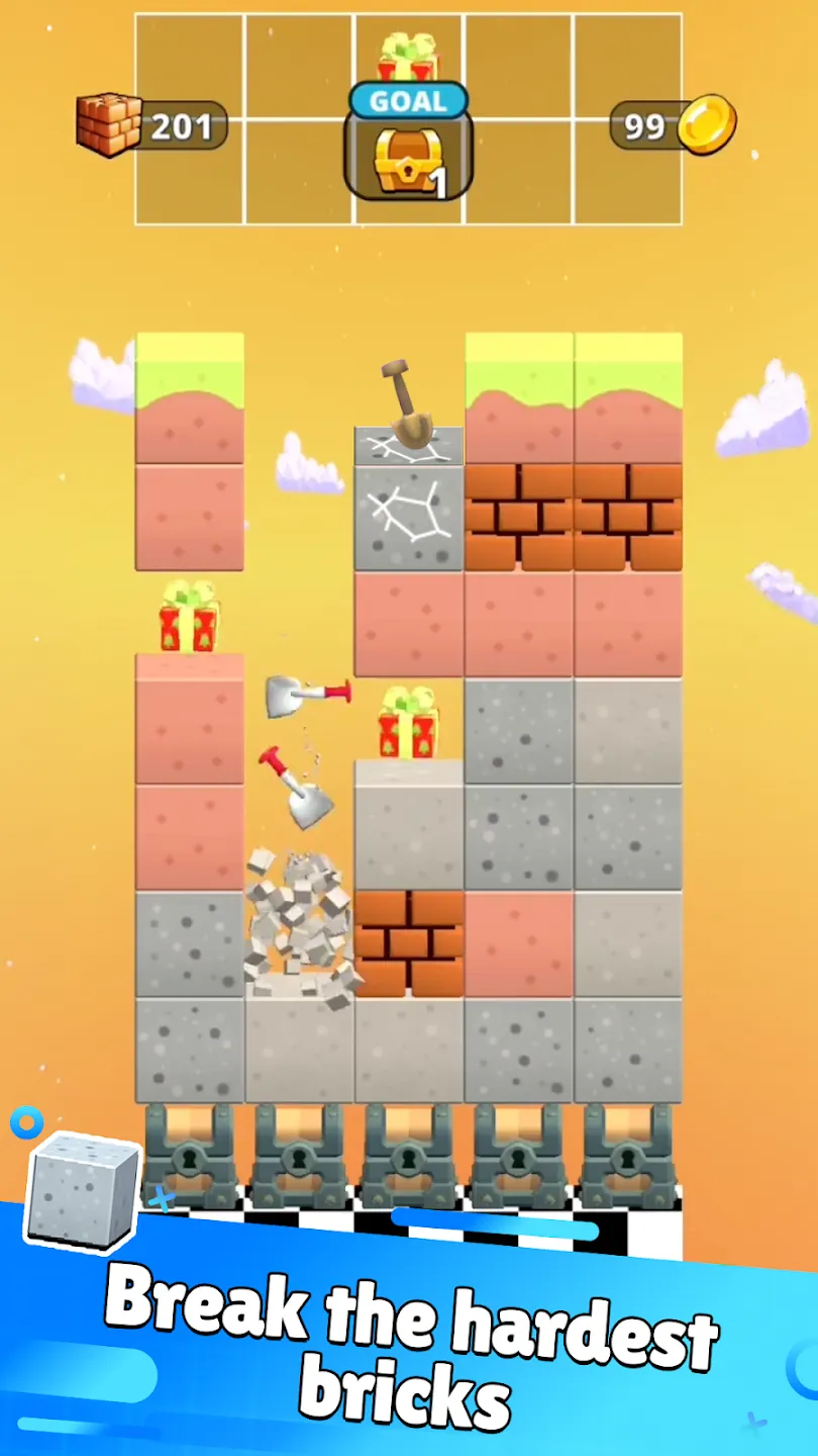 Merge Miners v2.5.11 APK Мод (Меню, Много денег, Повышение уровня) Screenshot 2