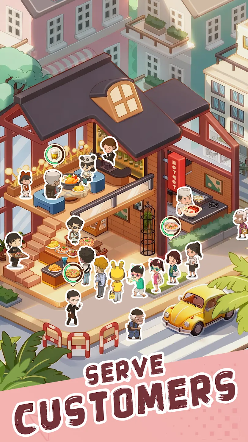 Счастливый Хот-пот v5.4.0 APK Мод (Меню, Много денег, Множитель очков x10) Screenshot 3