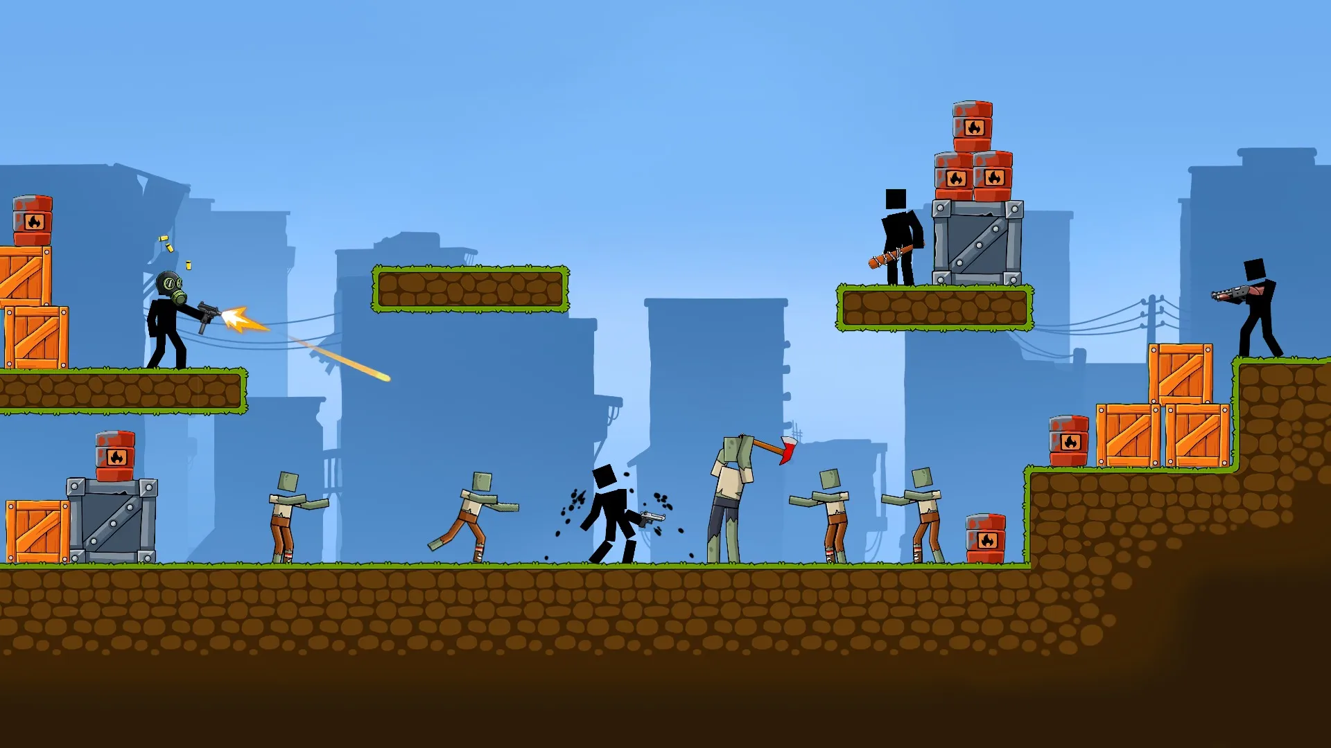 The Gunner 2: Guns and Zombies [мод: бесплатные покупки] Screenshot 3