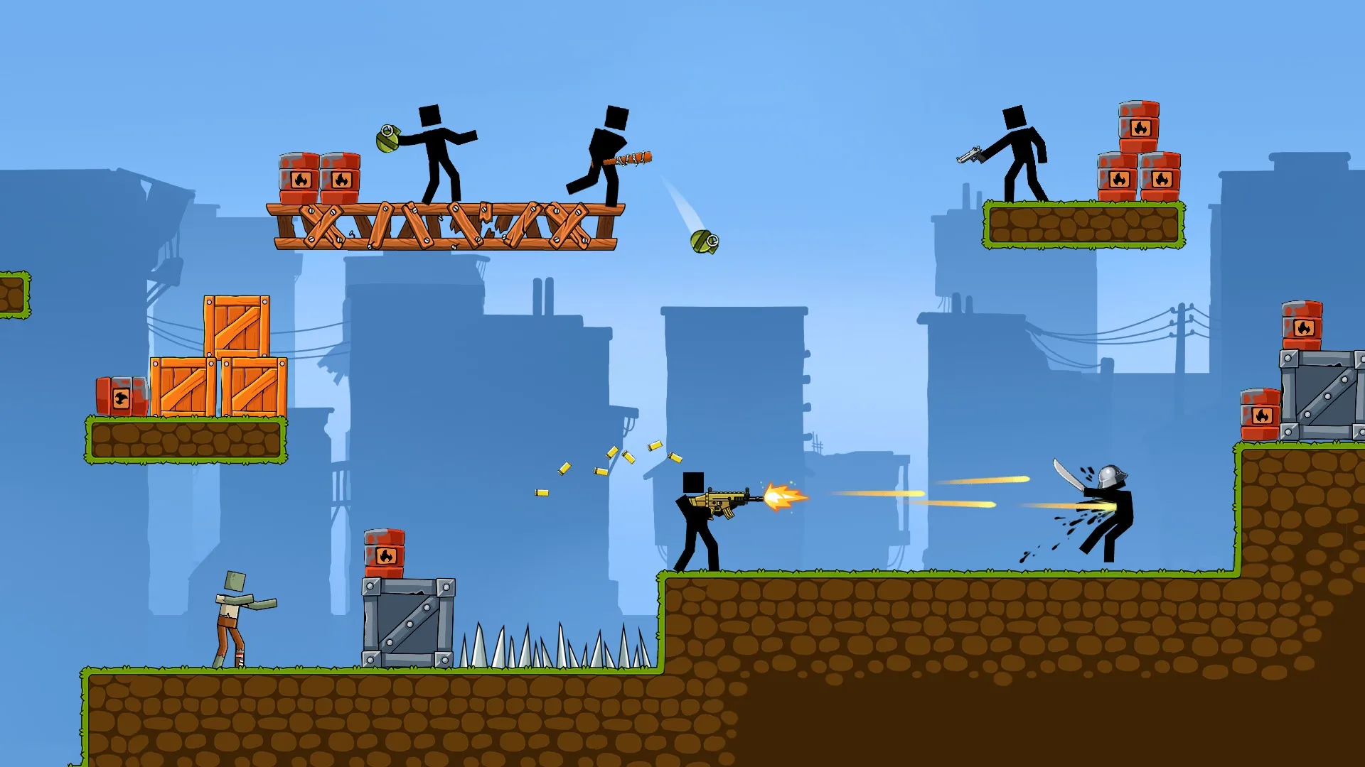 The Gunner 2: Guns and Zombies [мод: бесплатные покупки] Screenshot 4