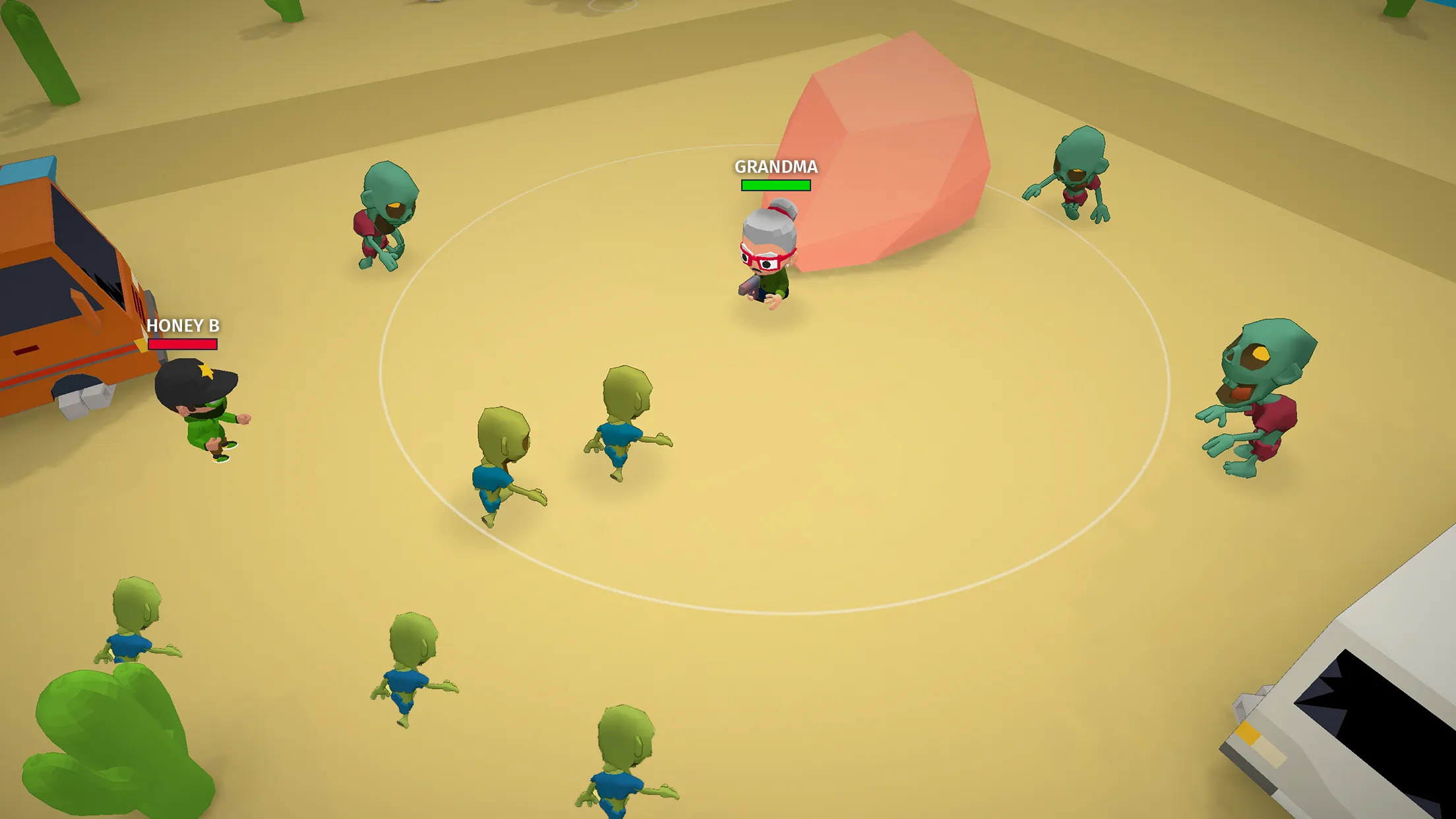 Зомби io: игры без интернета v4.0.1 APK Мод (Тупой враг) Screenshot 4