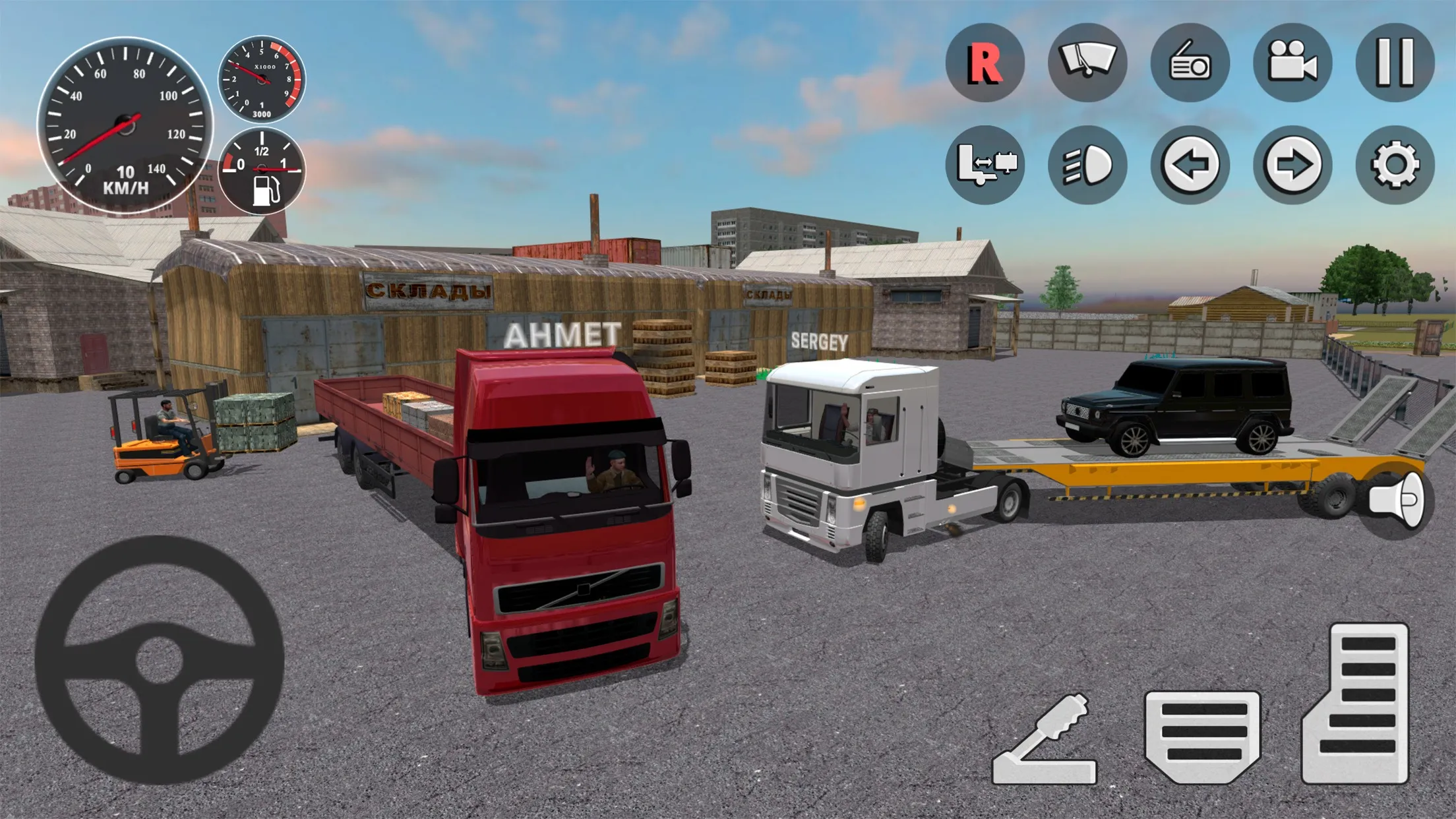 Симулятор дальнобойщика 3D [мод: много денег] Screenshot 2