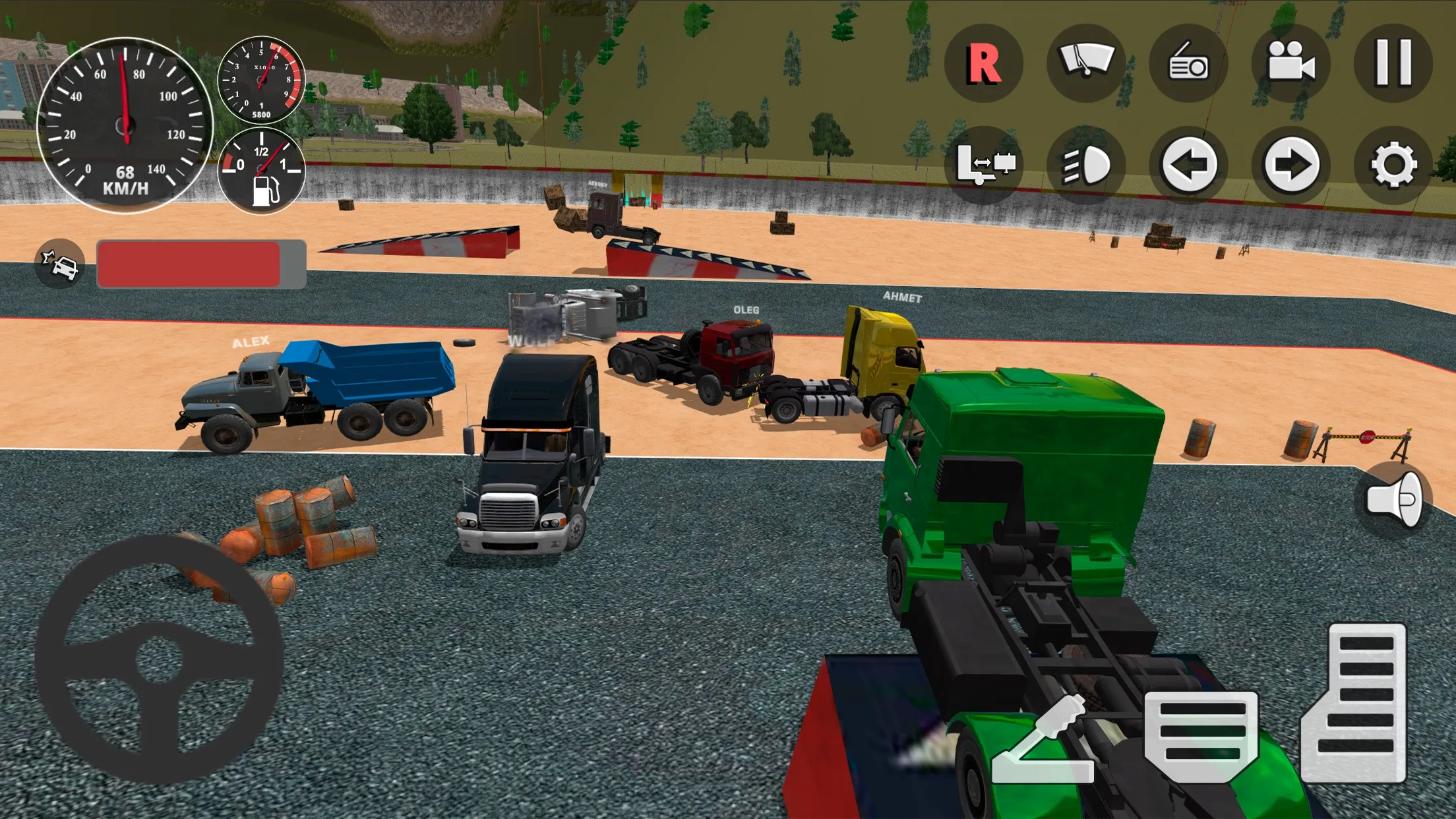 Симулятор дальнобойщика 3D [мод: много денег] Screenshot 3