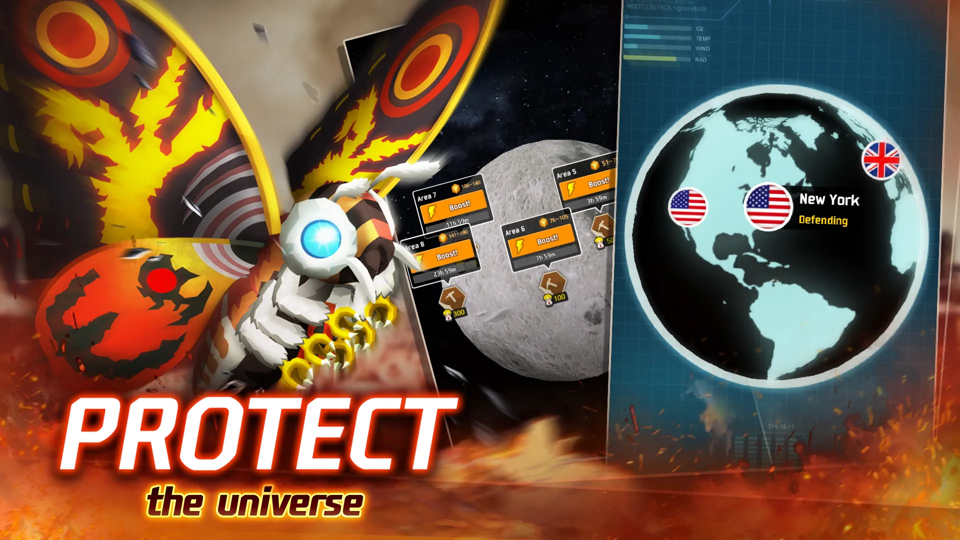 Godzilla Defense Force v2.3.18 APK Мод (Много денег) Screenshot 3