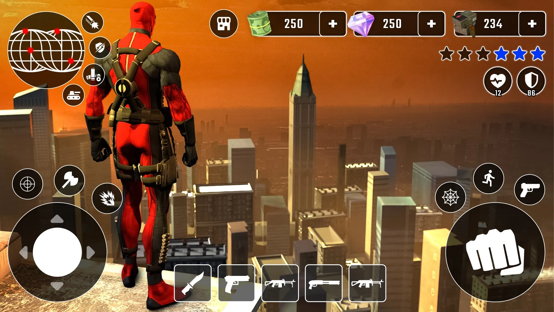 Miami Rope Hero Spider Games [мод: много денег] Screenshot 5