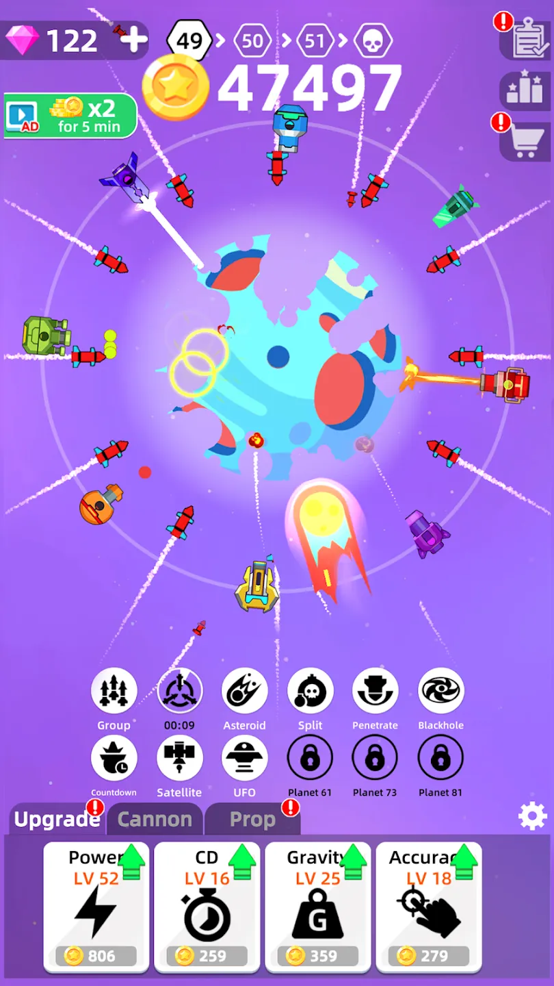 Разрушение планет v0.5.2 APK Мод (Много денег) Screenshot 2